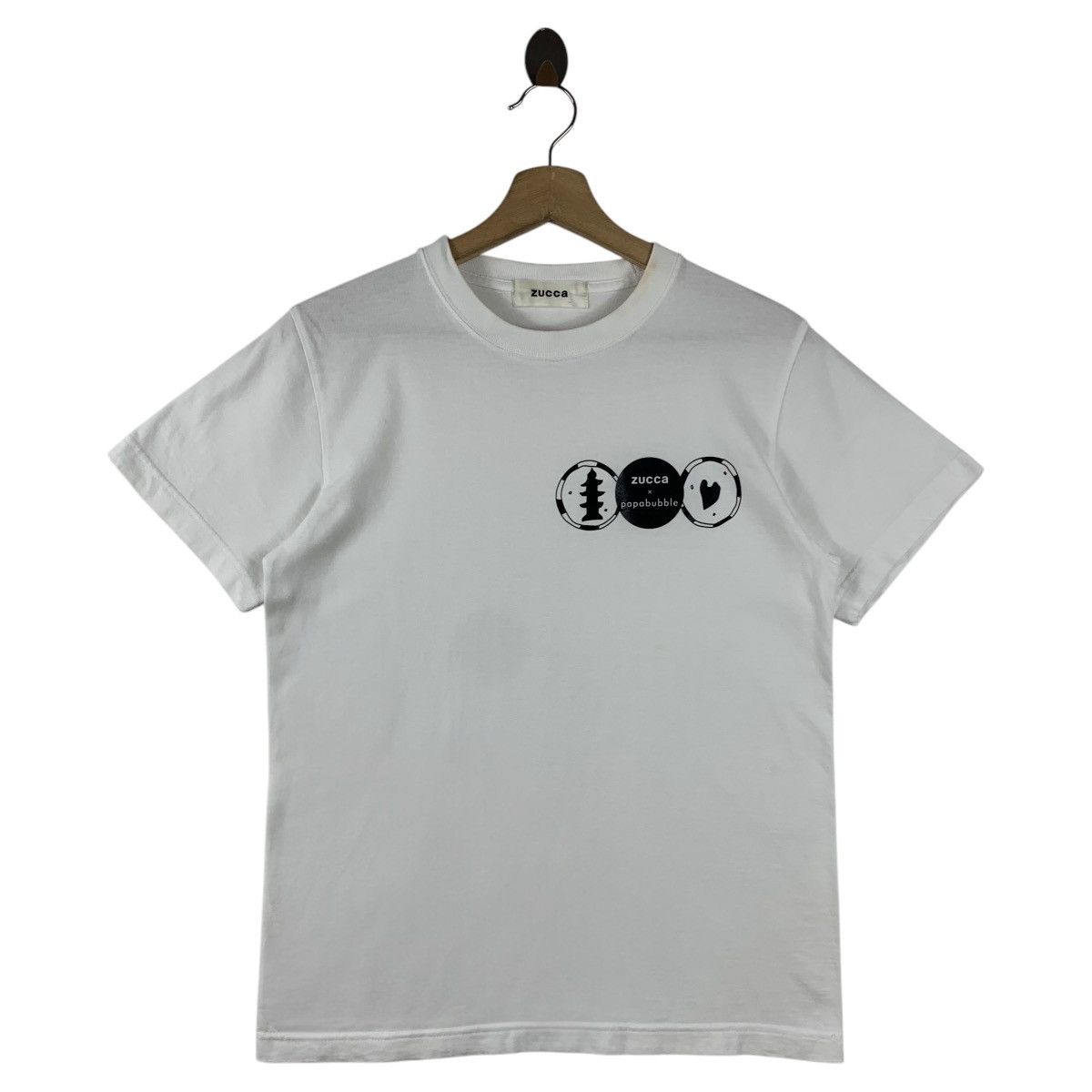 Japanese Brand × Zucca ZUCCA x PAPABUBBLE simple printed tee Size US S / EU 44-46 / 1 - 1 Thumbnail