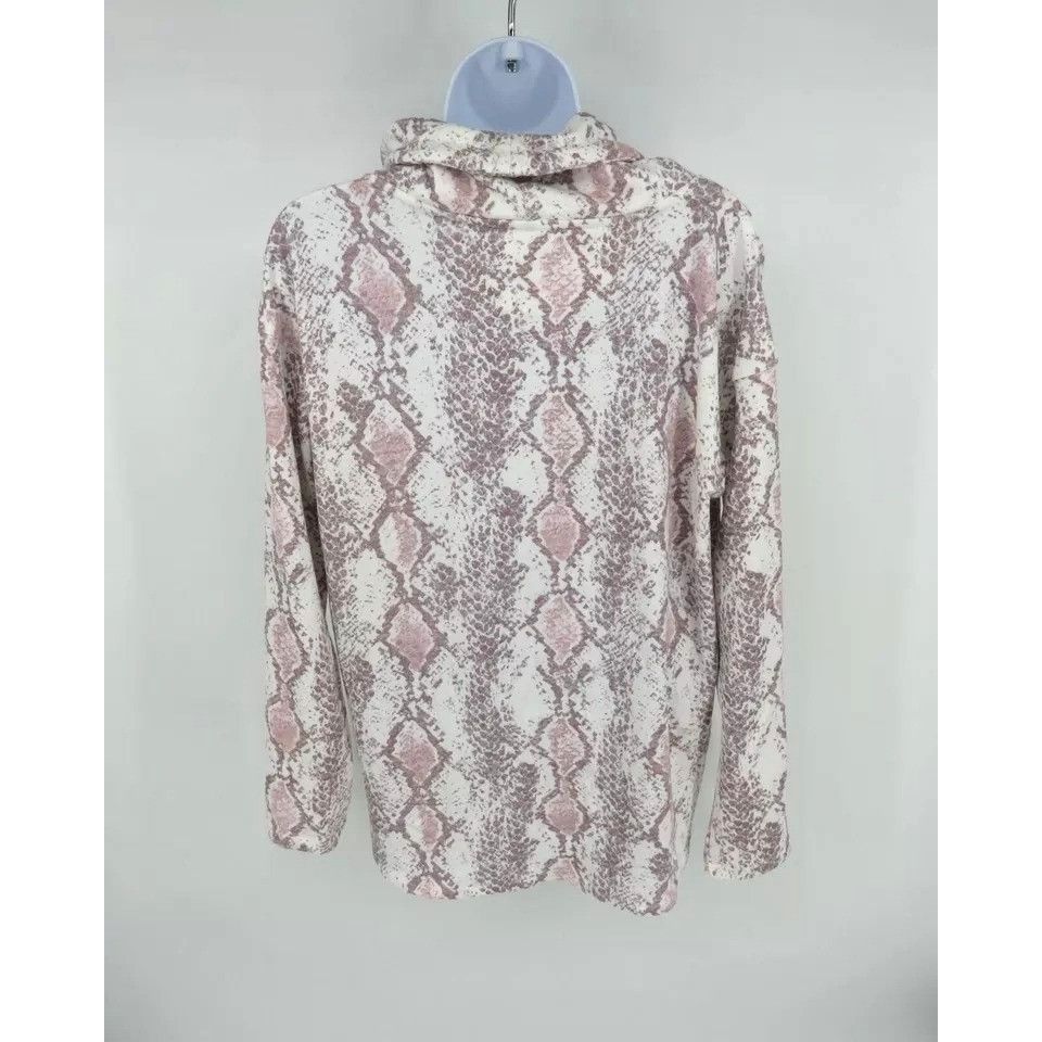 Calvin Klein Calvin Klein Womens Small Snake Print Hoodie Sweater NWT $59 Size S / US 4 / IT 40 - 4 Thumbnail