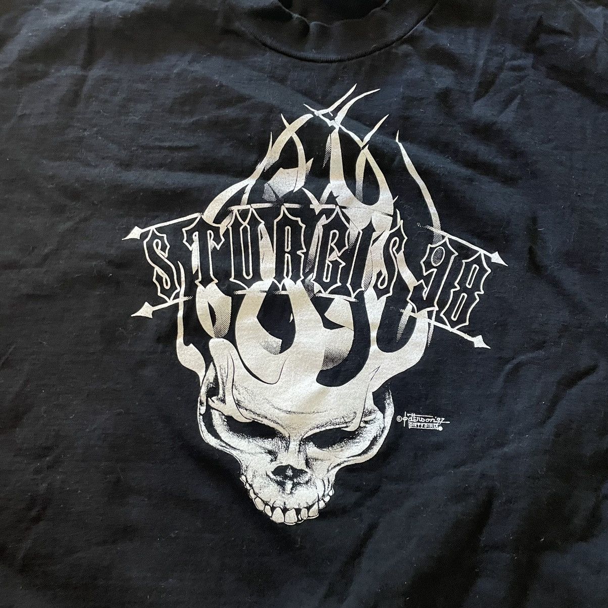 Harley Davidson × Vintage Vintage 1998 Sturgis Skill Tee Size US XL / EU 56 / 4 - 3 Thumbnail