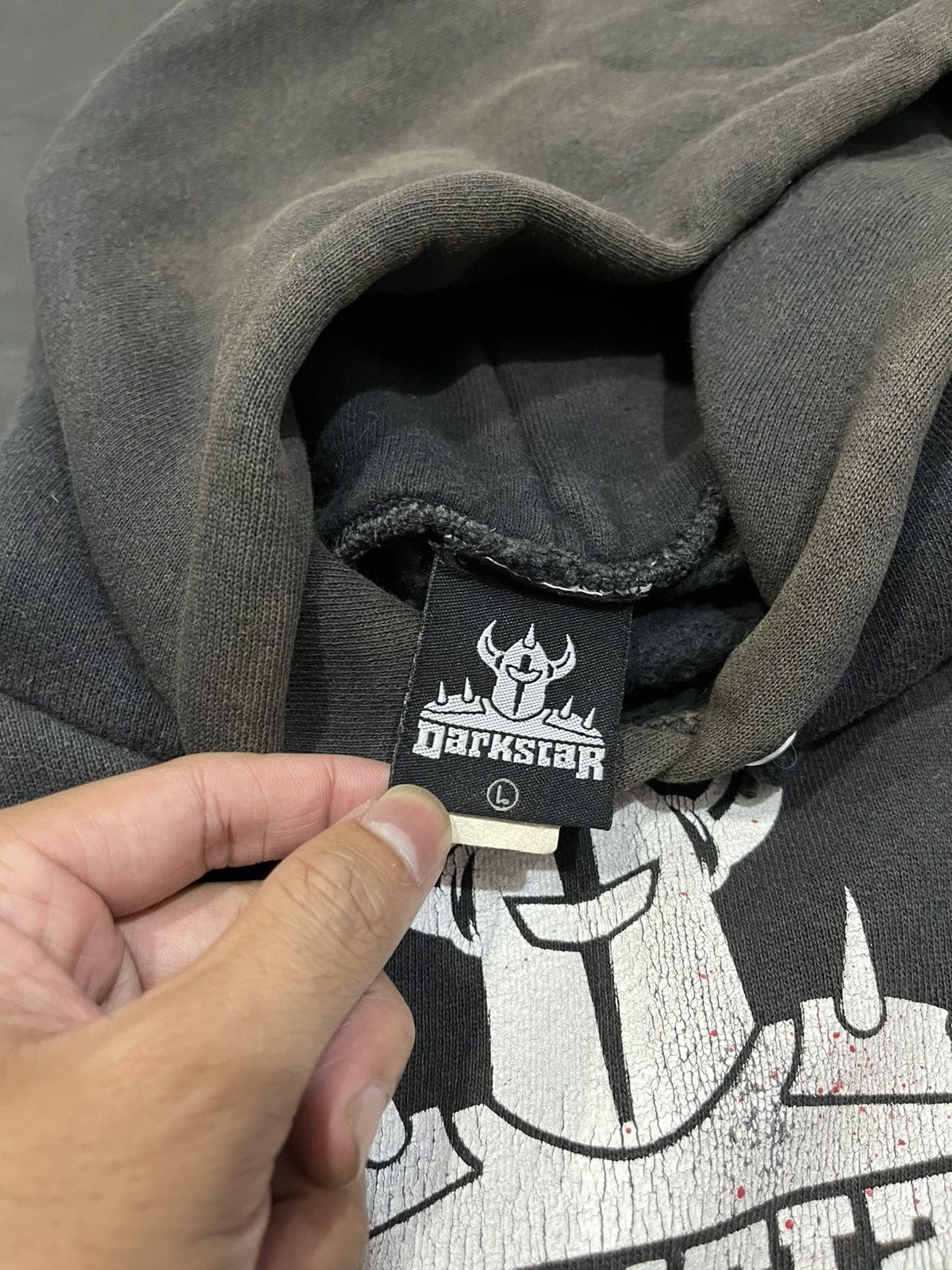 Vintage Vintage darkstar skateboard hoodie Size US L / EU 52-54 / 3 - 4 Thumbnail