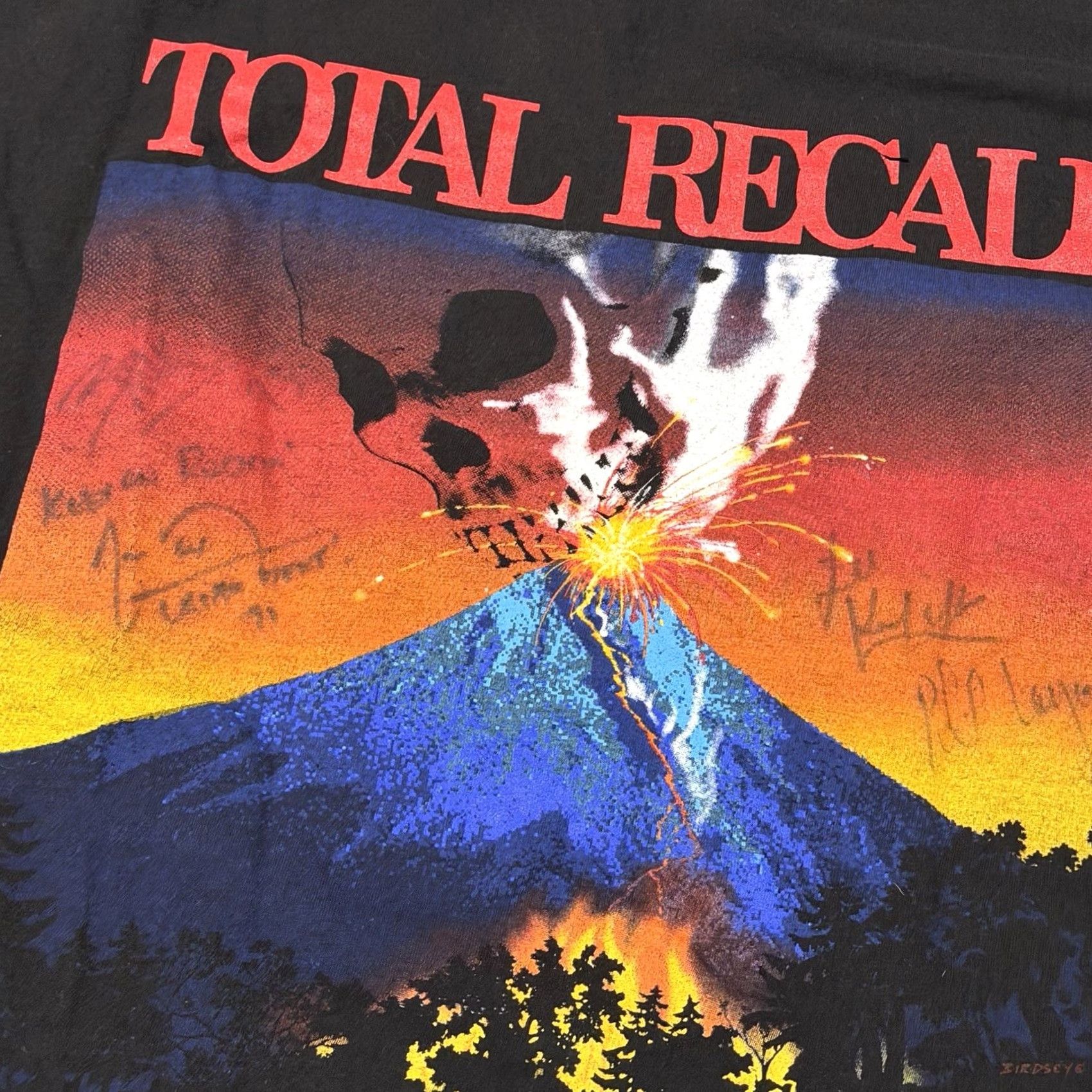 Hanes VINTAGE 1993 Nazareth Blue Oyster Cult Total Recall Tour T Shirt Mens XL Black Short Sleeve Cotton Graphic Tee Hanes Men XS? Size US XL / EU 56 / 4 - 5 Thumbnail