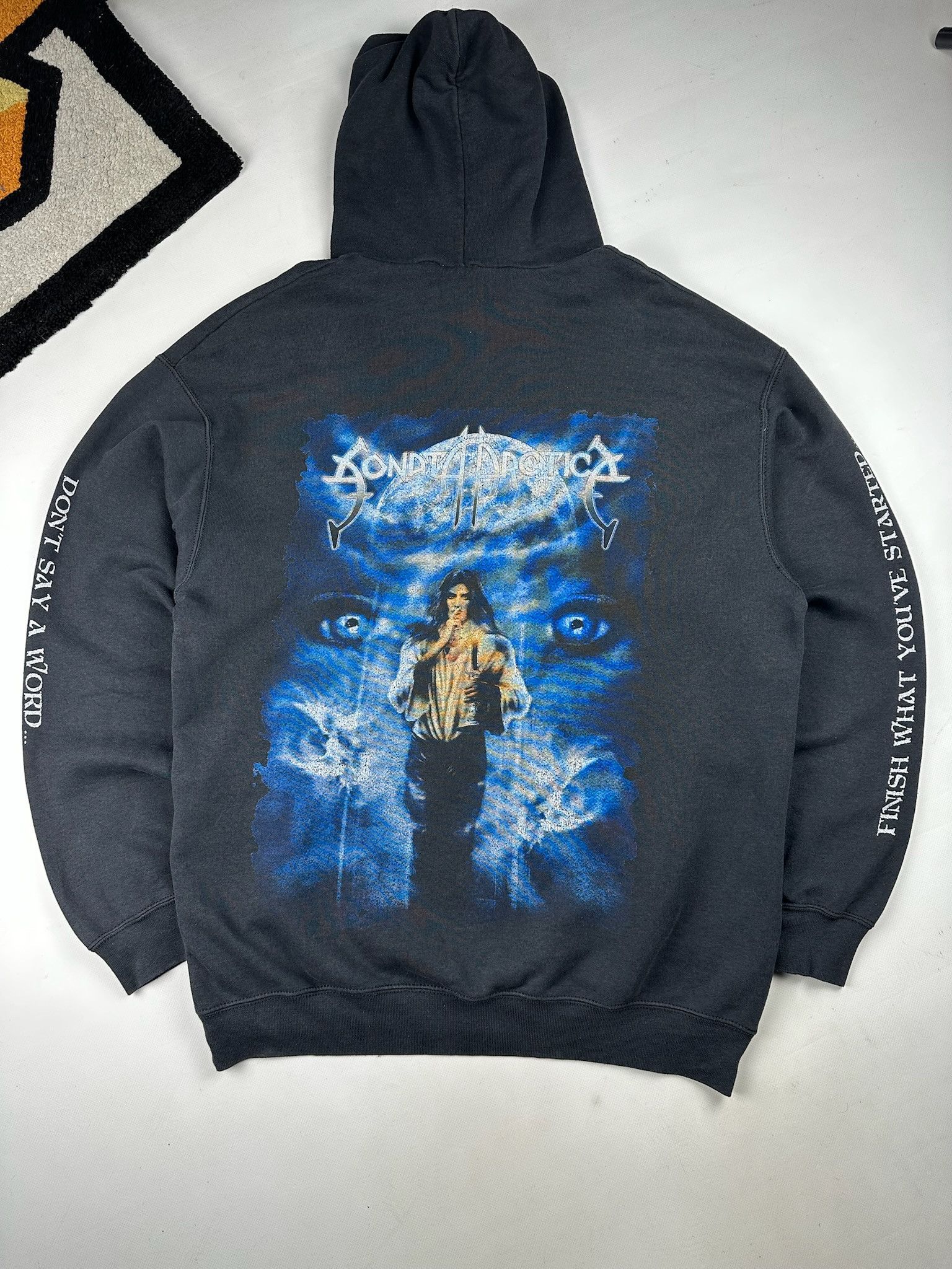 Band Tees Vintage Sonata Arctica Faded hoodie gothic style power metal Size US XL / EU 56 / 4 - 2 Thumbnail