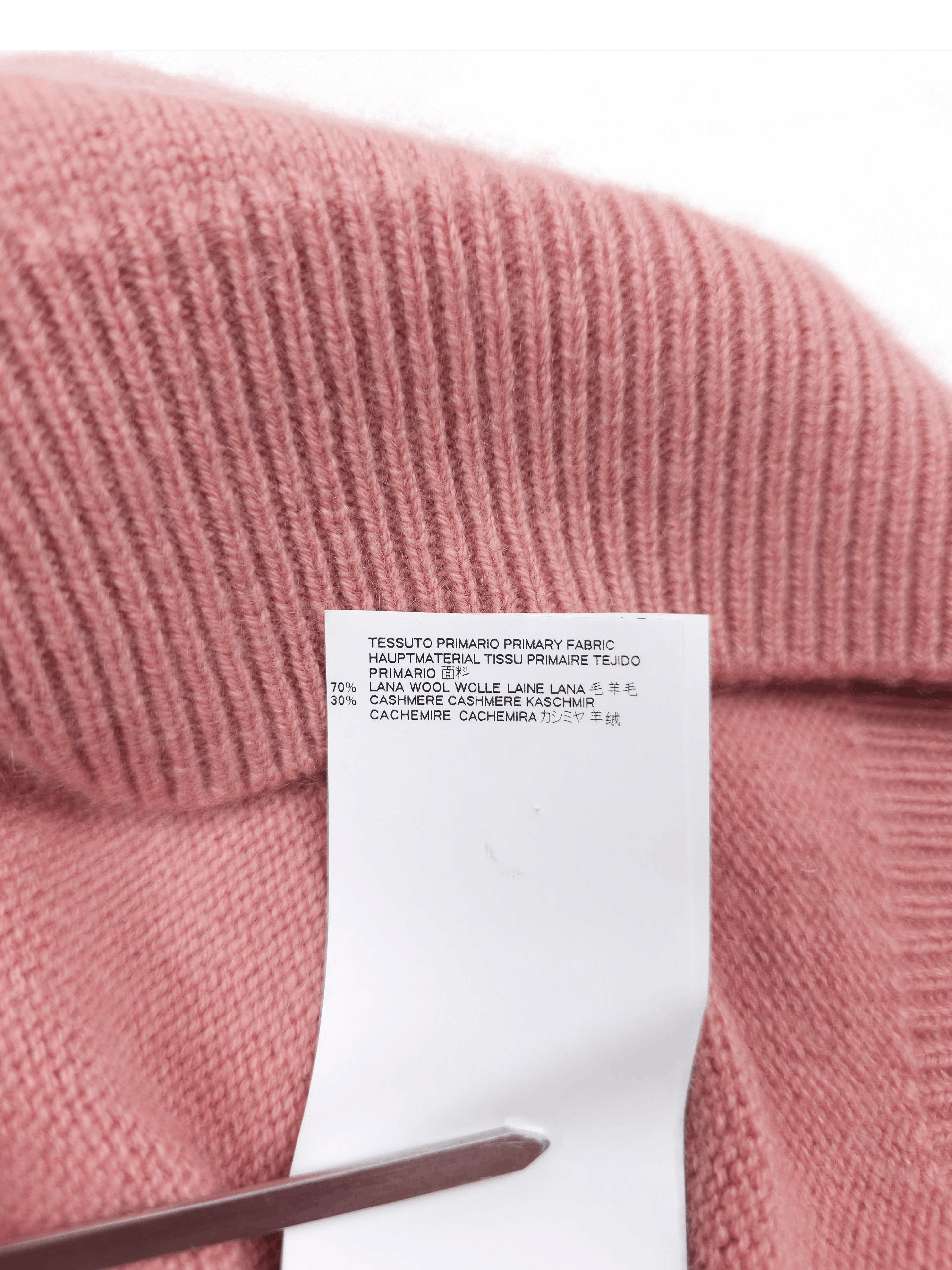 Dsquared2 💎 Dsquared 2 Basic Casual Pink Wool Relaxed Sweater XL Size US XL / EU 56 / 4 - 7 Thumbnail