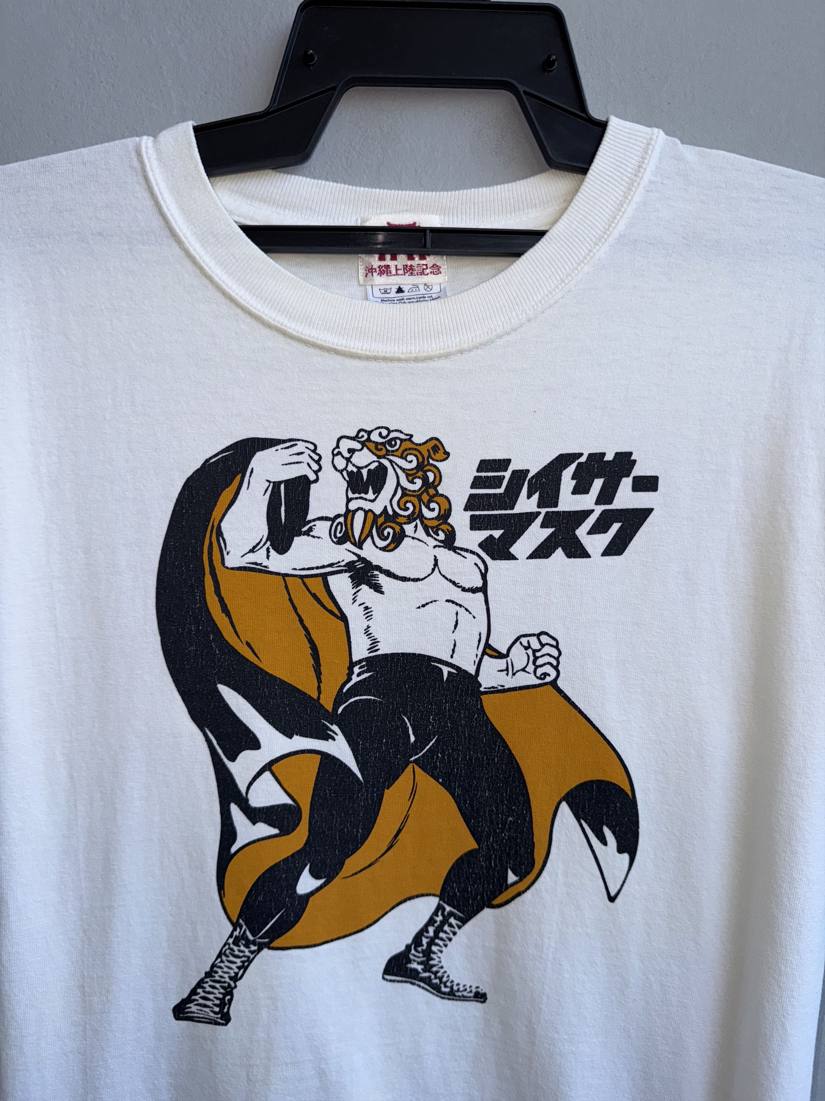Japanese Brand Tiger Mask Pro Wrestling Shisa Mask Shirt Size US M / EU 48-50 / 2 - 2 Thumbnail