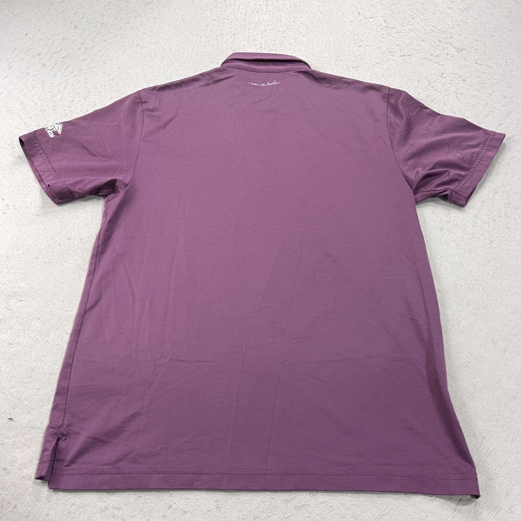 TravisMathew Desert Mountain Polo Shirt Mens Large Purple Travis Mathew Cotton Blend Golf Polo shirt Mens L Purple Travis Mathew Golf Shirt Size US L / EU 52-54 / 3 - 6 Thumbnail