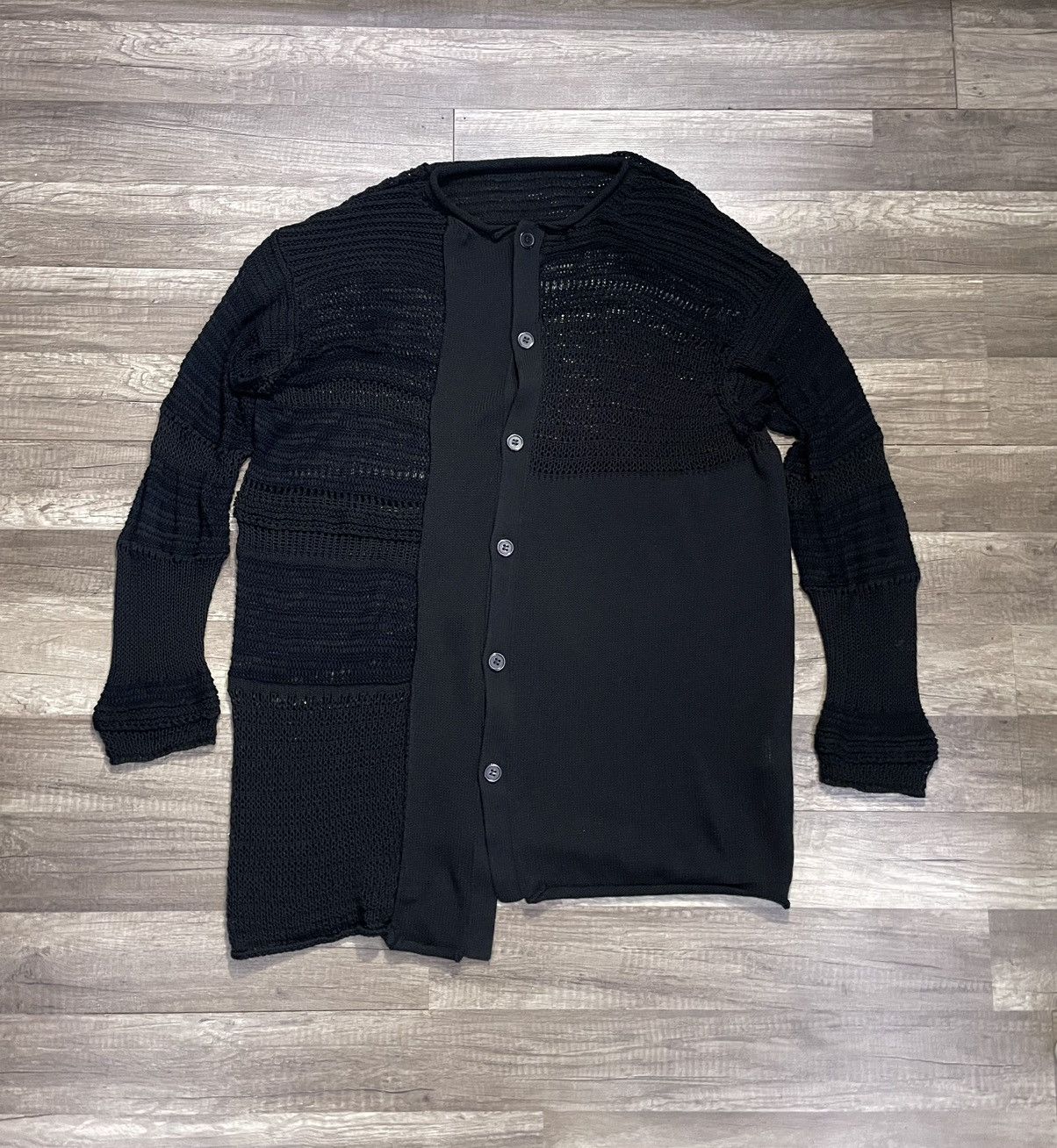 Yohji Yamamoto Yohji Multi Knit Cardigan Size US M / EU 48-50 / 2 - 1 Thumbnail