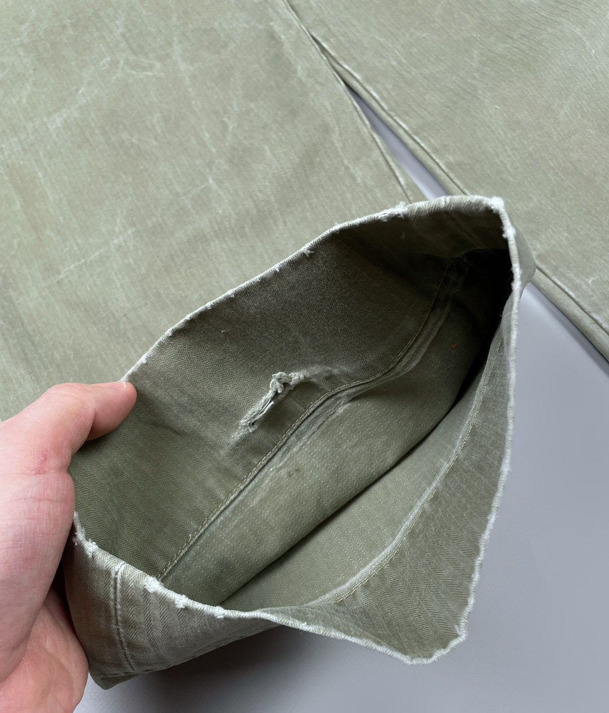 Scarti-Lab SCARTI-LAB Army Herringbone Military Japanese Pants Size 38 Size US 38 / EU 54 - 18 Thumbnail