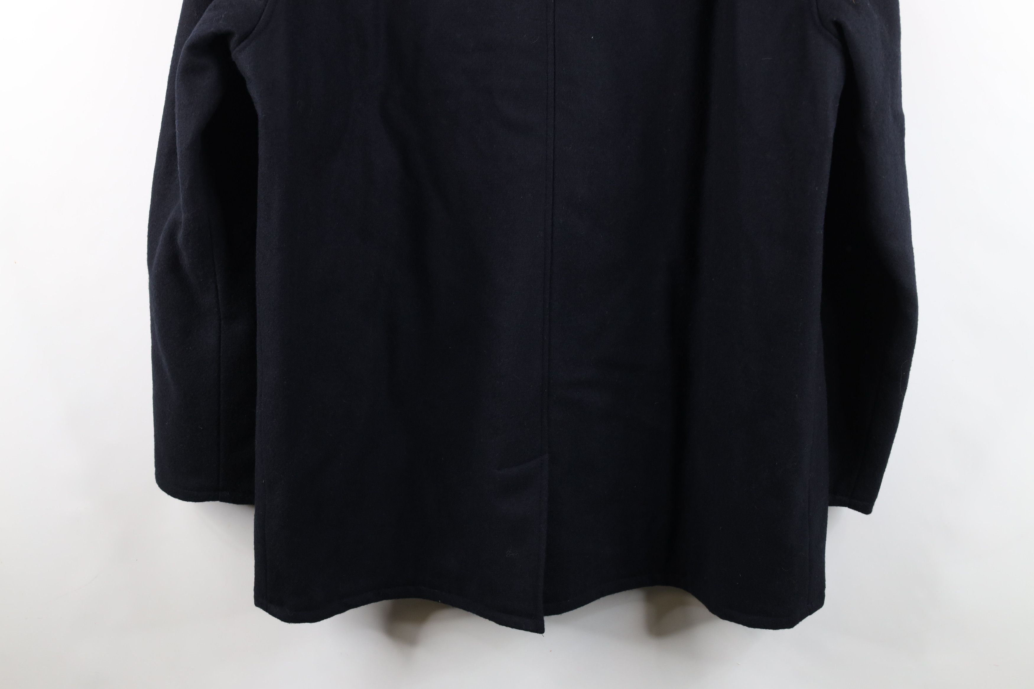 Eddie Bauer Vintage Eddie Bauer Double Breasted Wool Peacoat Navy Blue Size US XL / EU 56 / 4 - 15 Thumbnail