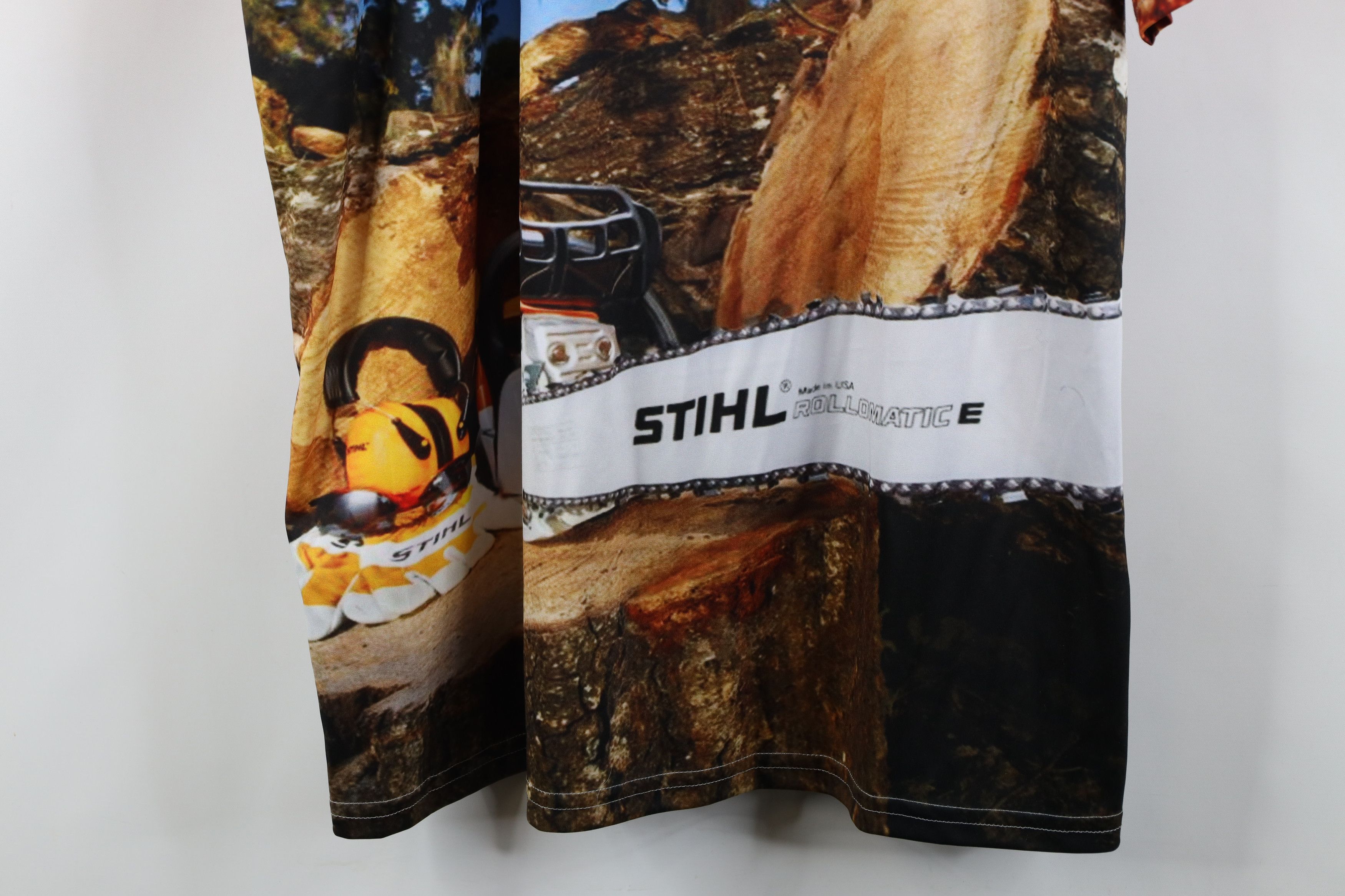 Vintage Vintage Y2K Stihl Chainsaws Over Print Short Sleeve T-Shirt Size US XL / EU 56 / 4 - 3 Thumbnail