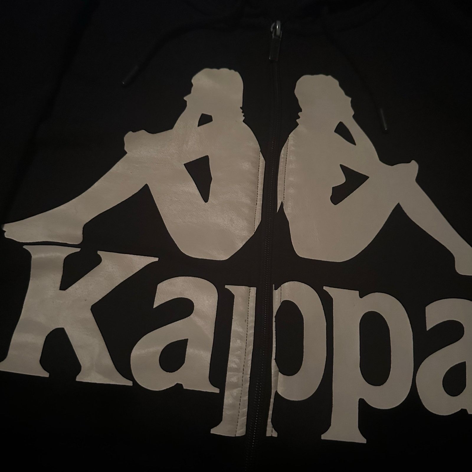 Kappa Kappa spell out logo graphic zip up hoodie sweatshirt Size US L / EU 52-54 / 3 - 3 Thumbnail