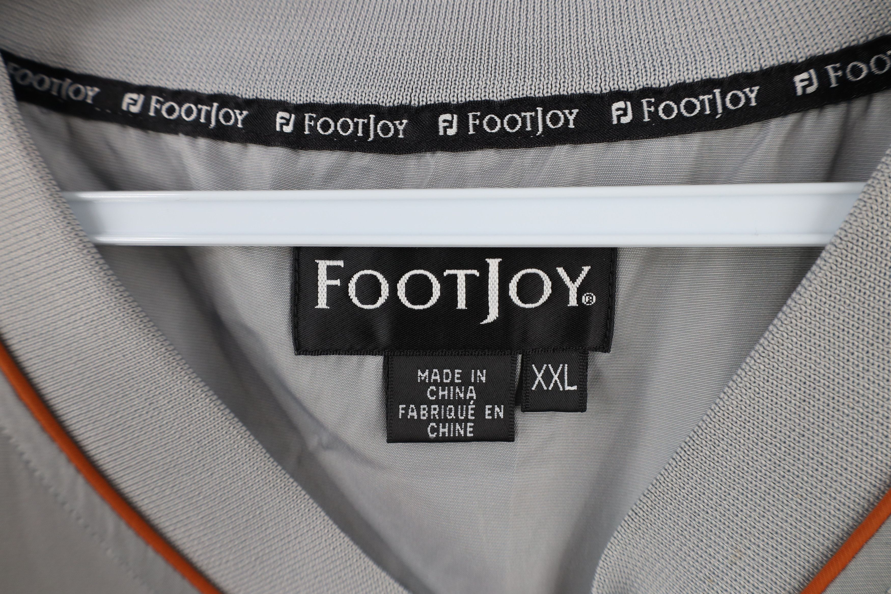 Footjoy × Vintage FootJoy Golfing Golf Pullover Windbreaker Rain Jacket Silver Size US XXL / EU 58 / 5 - 8 Thumbnail