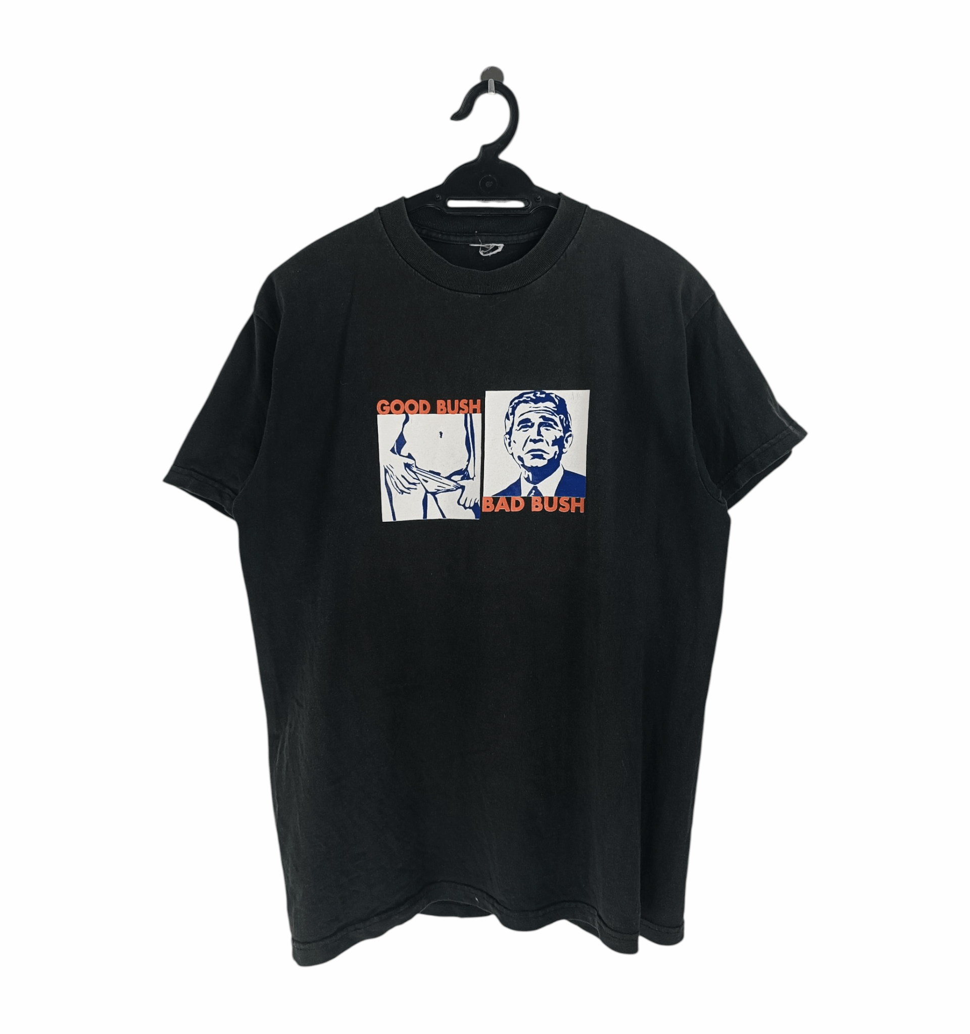 Vintage Vintage Good Bush Bad Bush. Don't panic t shirt