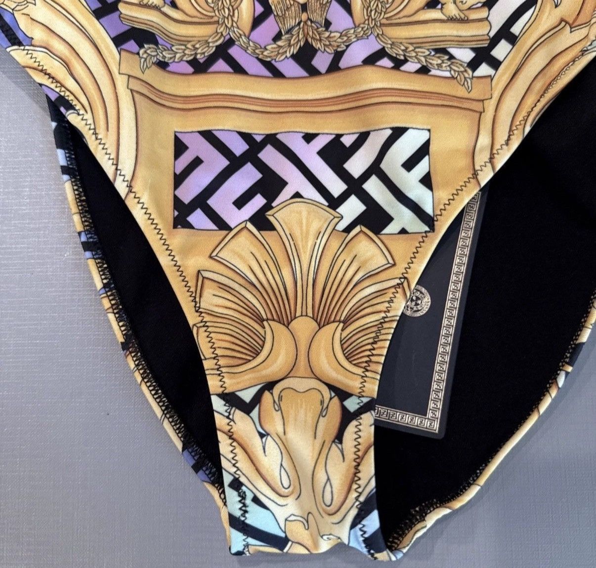 Versace Fendace Versace Fendi Baroque One-Piece Swimsuit Bodysuit XS Size XS / US 0-2 / IT 36-38 - 5 Thumbnail