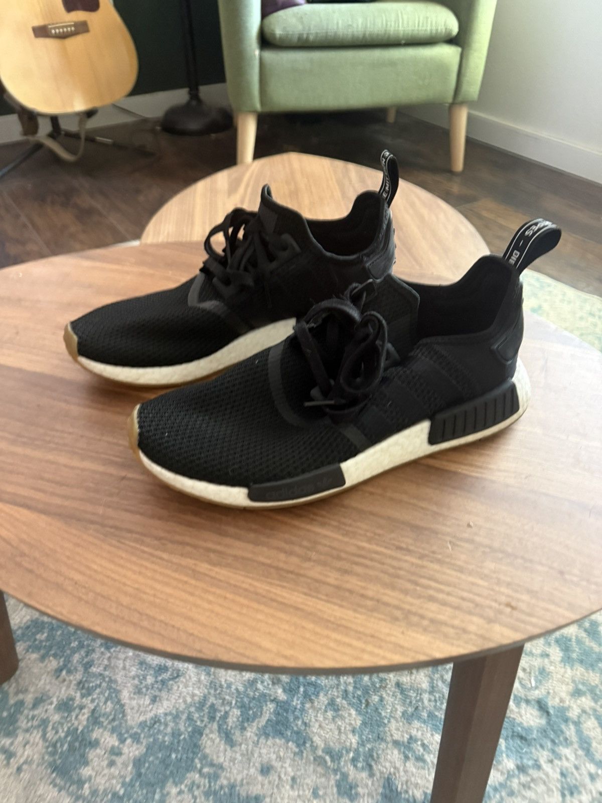 Adidas Adidas NMD R1 - Black Gum Size US 10 / EU 43 - 3 Thumbnail