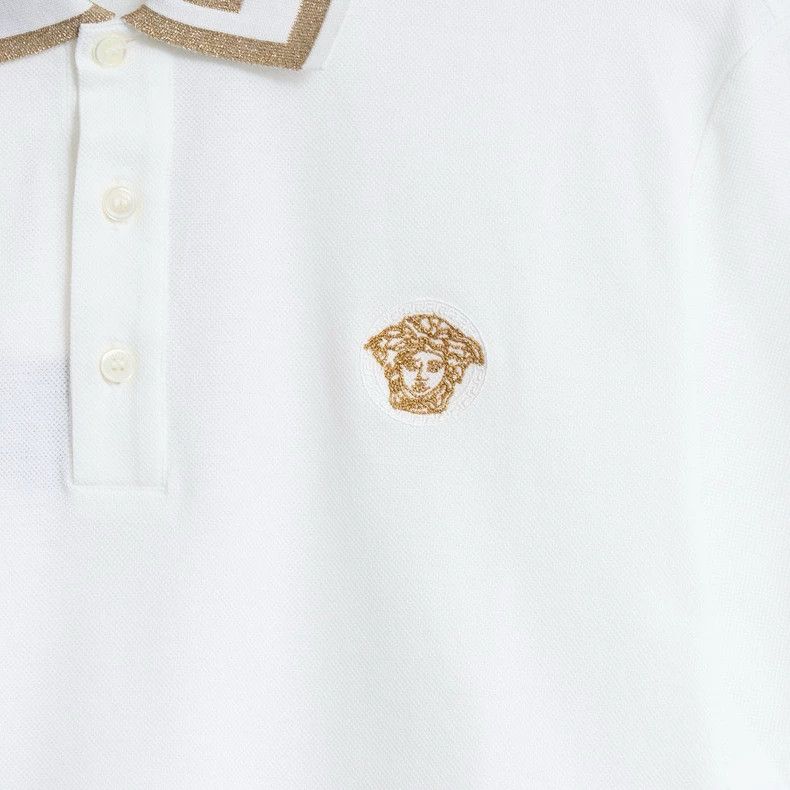 Versace Versace Men's embroidered polo shirt Size US S / EU 44-46 / 1 - 3 Thumbnail