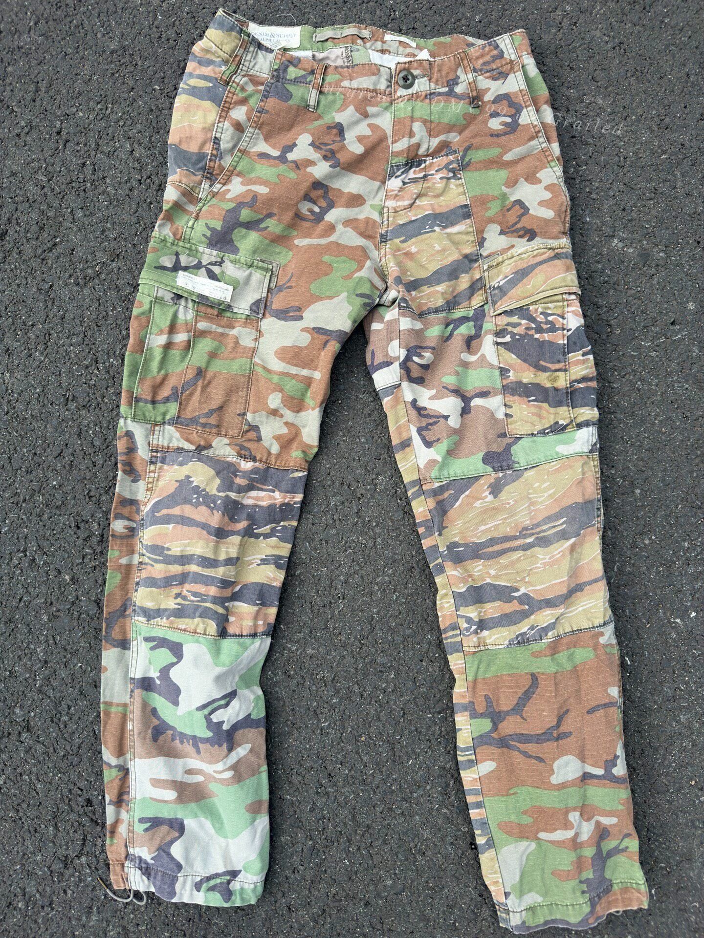 Denim & Supply Ralph Lauren Ralph Lauren Camouflage Cargo Pants Size US 32 / EU 48 - 1 Thumbnail