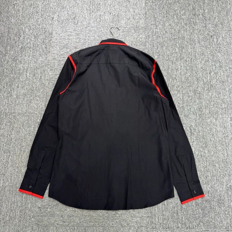 Givenchy Givenchy Size42 Red Line Decorated Shirt Size US M / EU 48-50 / 2 - 5 Thumbnail