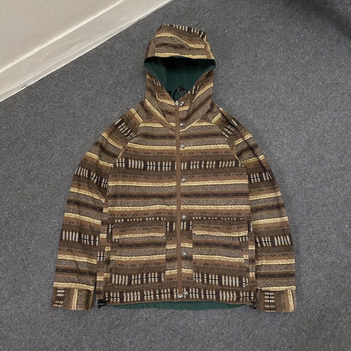 If Six Was Nine × Japanese Brand Nicole Grand Park Aztec Navajo Motive Reversible Parka Size US S / EU 44-46 / 1 - 1 Thumbnail