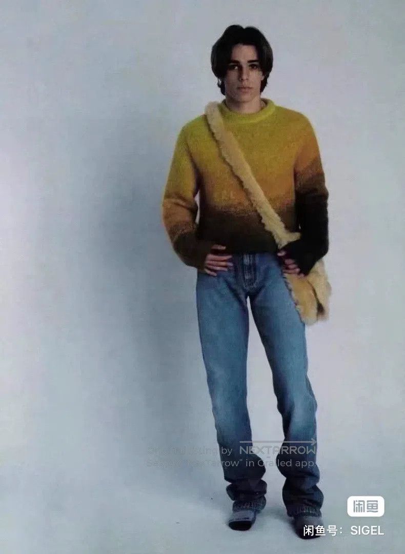 ERL ERL Ombre Round Neck Long Sleeve Wool and Mohair Sweater Size US S / EU 44-46 / 1 - 9 Thumbnail