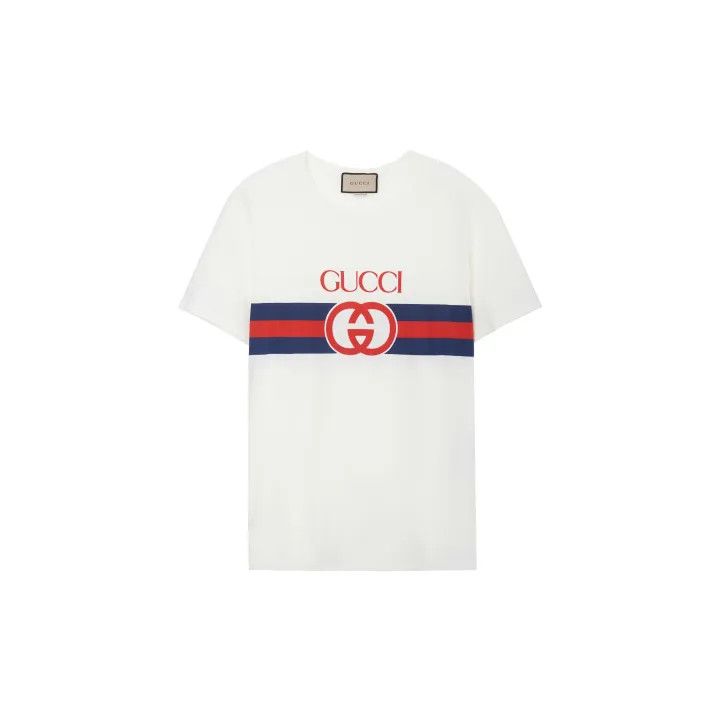 Gucci Color Block Logo Print T-Shirt