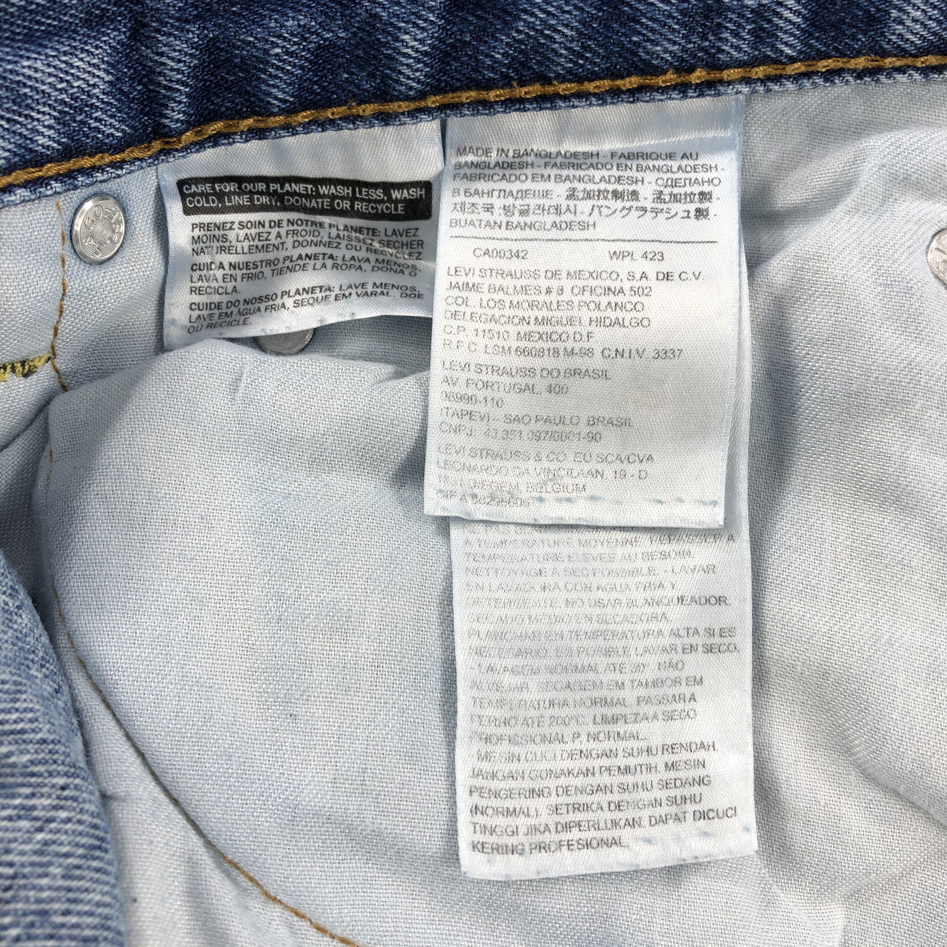 Vintage Levis 505 Jeans Blue Wash Denim-J1117