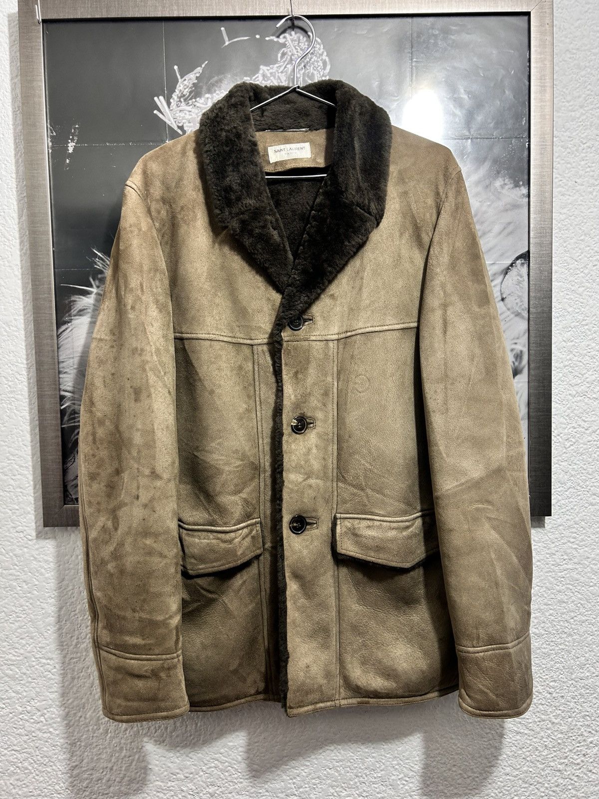 Saint Laurent Paris SAINT LAURENT PARIS AW13 SHEEPSKIN COAT ARCHIVE Size US M / EU 48-50 / 2 - 1 Thumbnail