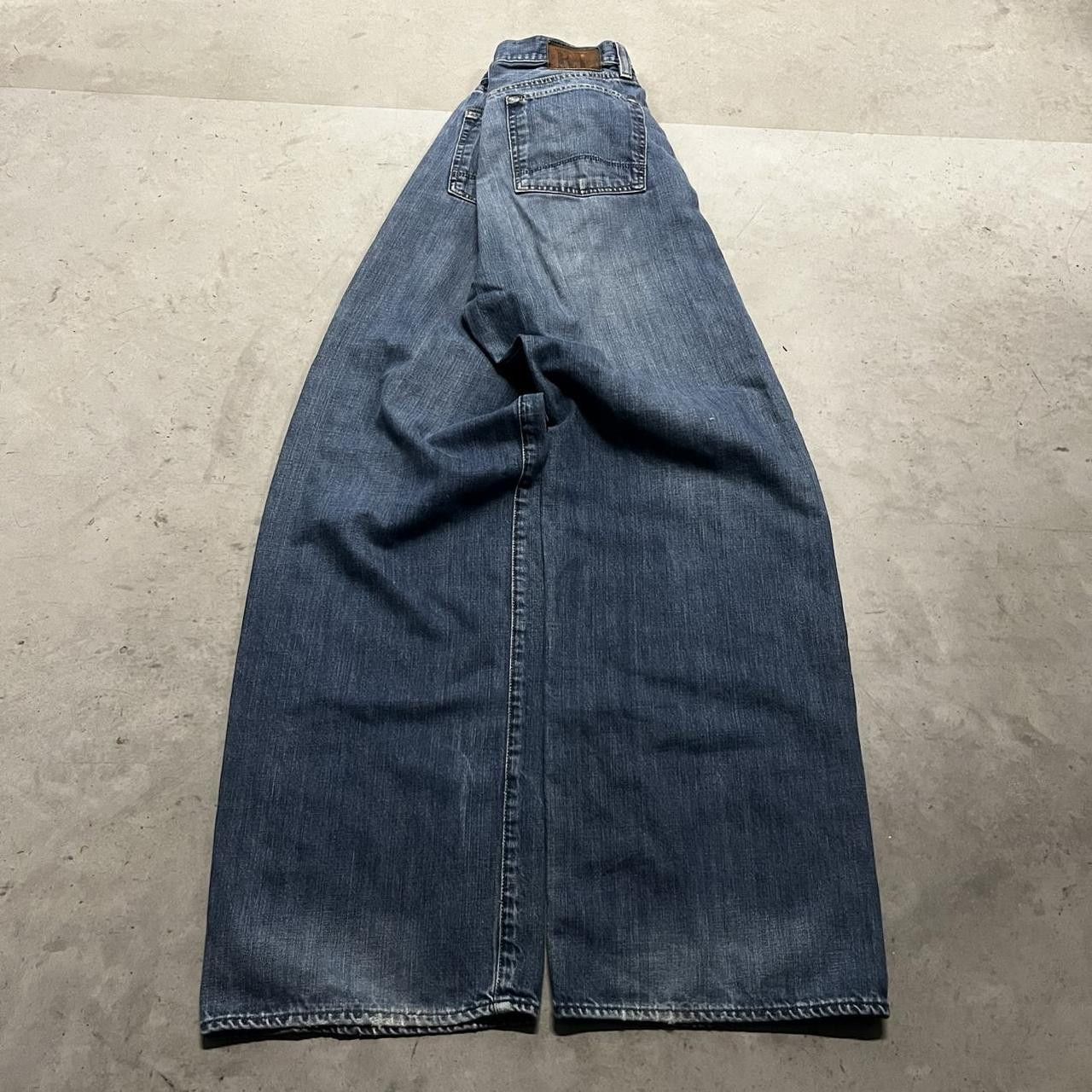 Polo Ralph Lauren × Vintage Vintage Y2K Baggy Ralph Lauren Dark blue Denim Jeans Size US 36 / EU 52 - 6 Thumbnail