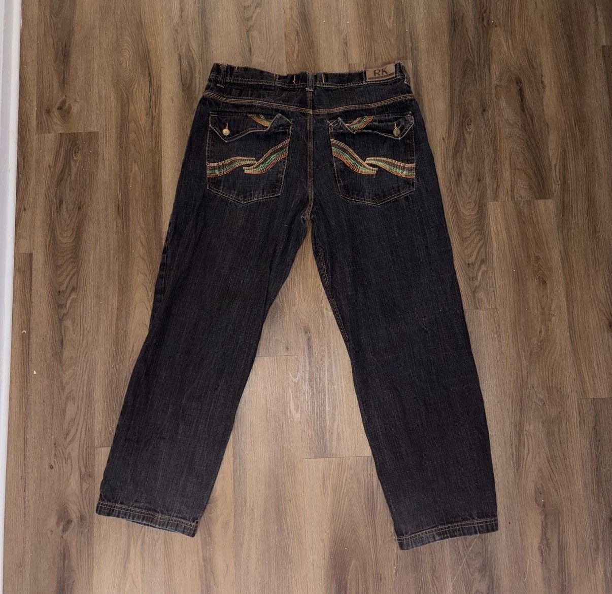 Rocawear BAGGY COOGI X ROCAWEAR STYLE EMBROIDERED VINTAGE DENIM JEANS Size US 40 / EU 56 - 3 Thumbnail