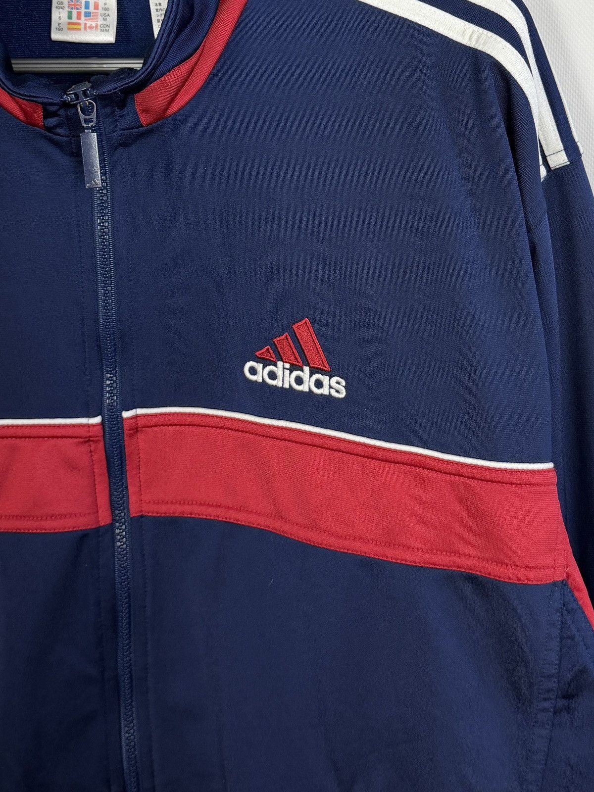 Adidas Adidas Vintage 90s Track Jacket Retro Streetwear Size M Size US M / EU 48-50 / 2 - 7 Thumbnail