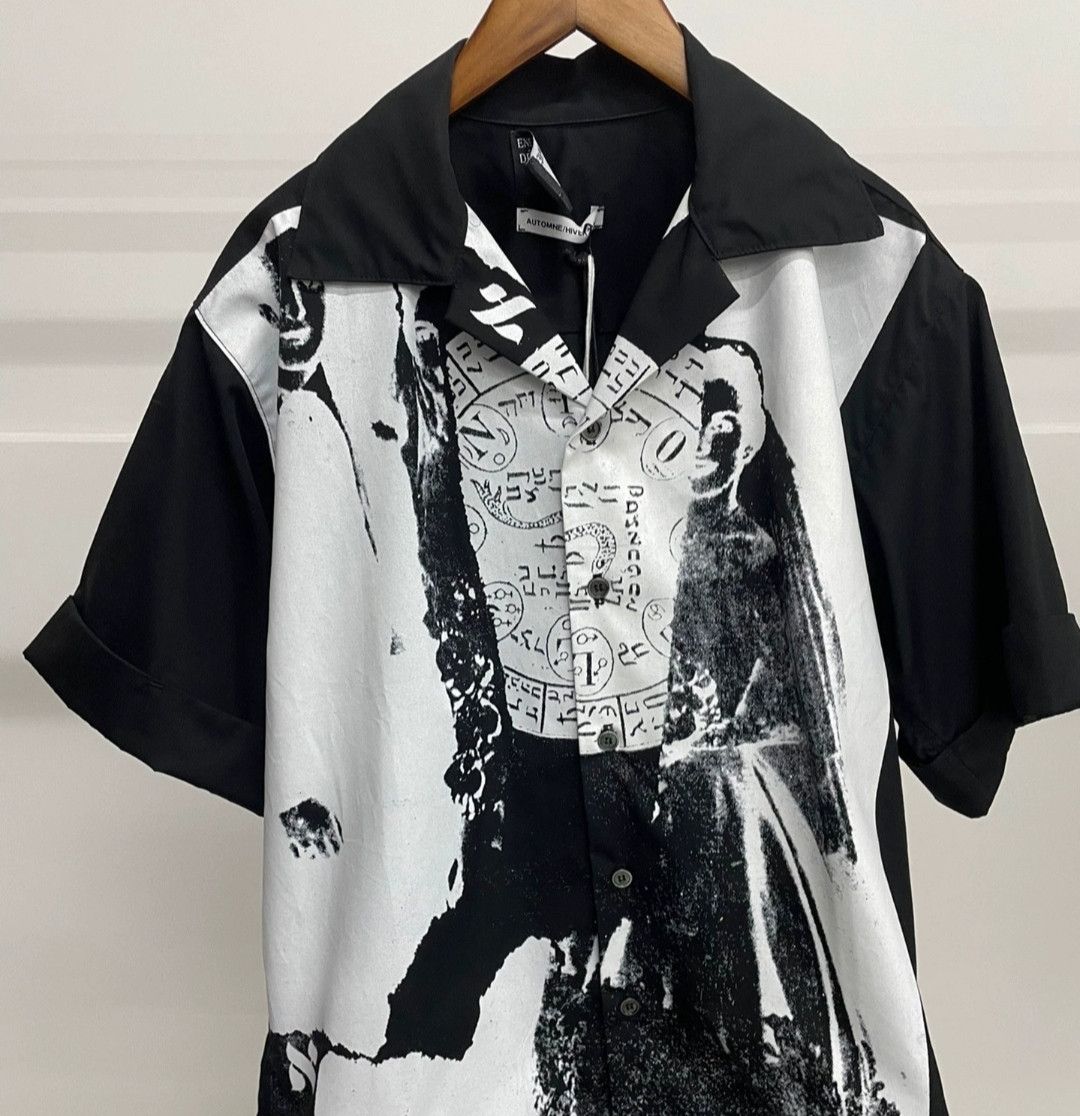 Enfants Riches Deprimes Enfants Riches Déprimés Black and White Printed Shirt Size US M / EU 48-50 / 2 - 1 Thumbnail