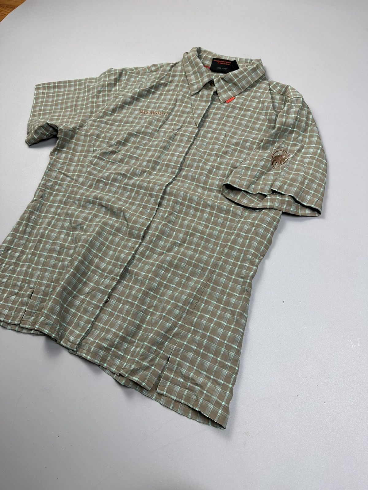Mammut Outdoor Travel Button Shirt Checkered Mammut Size M / US 6-8 / IT 42-44 - 2 Thumbnail