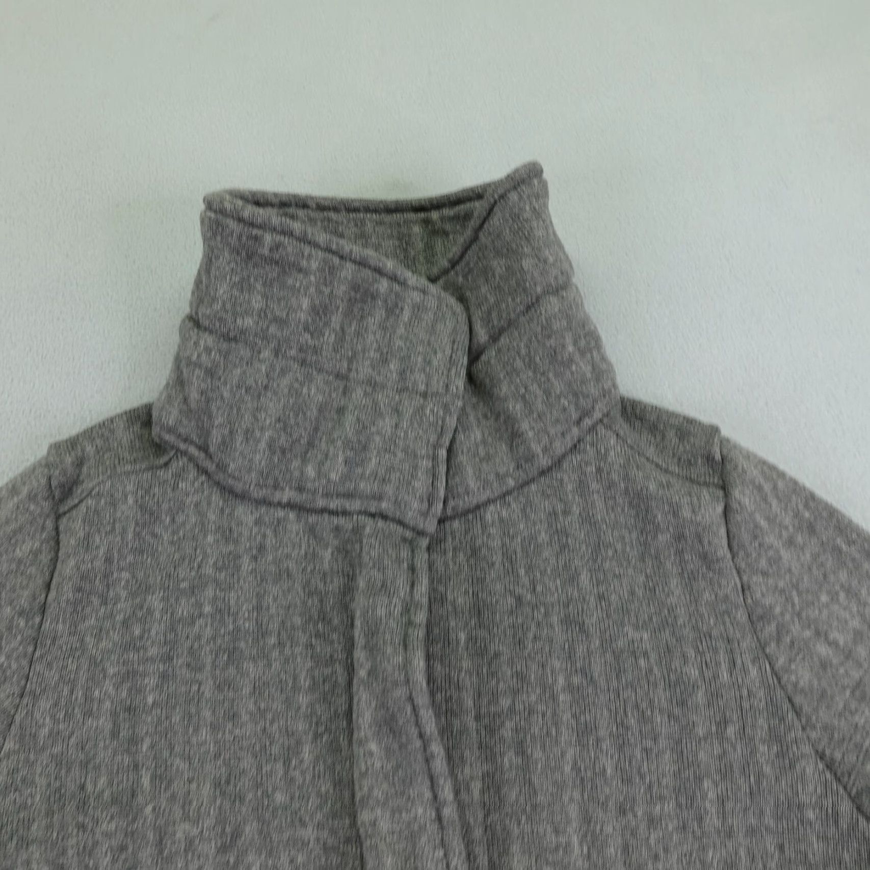 Patagonia Patagonia Better Sweater Coat Jacket Womens Medium Gray Fleece Zip Snap Hooded Long Coat Pockets Logo Outdoor Size M / US 6-8 / IT 42-44 - 2 Thumbnail