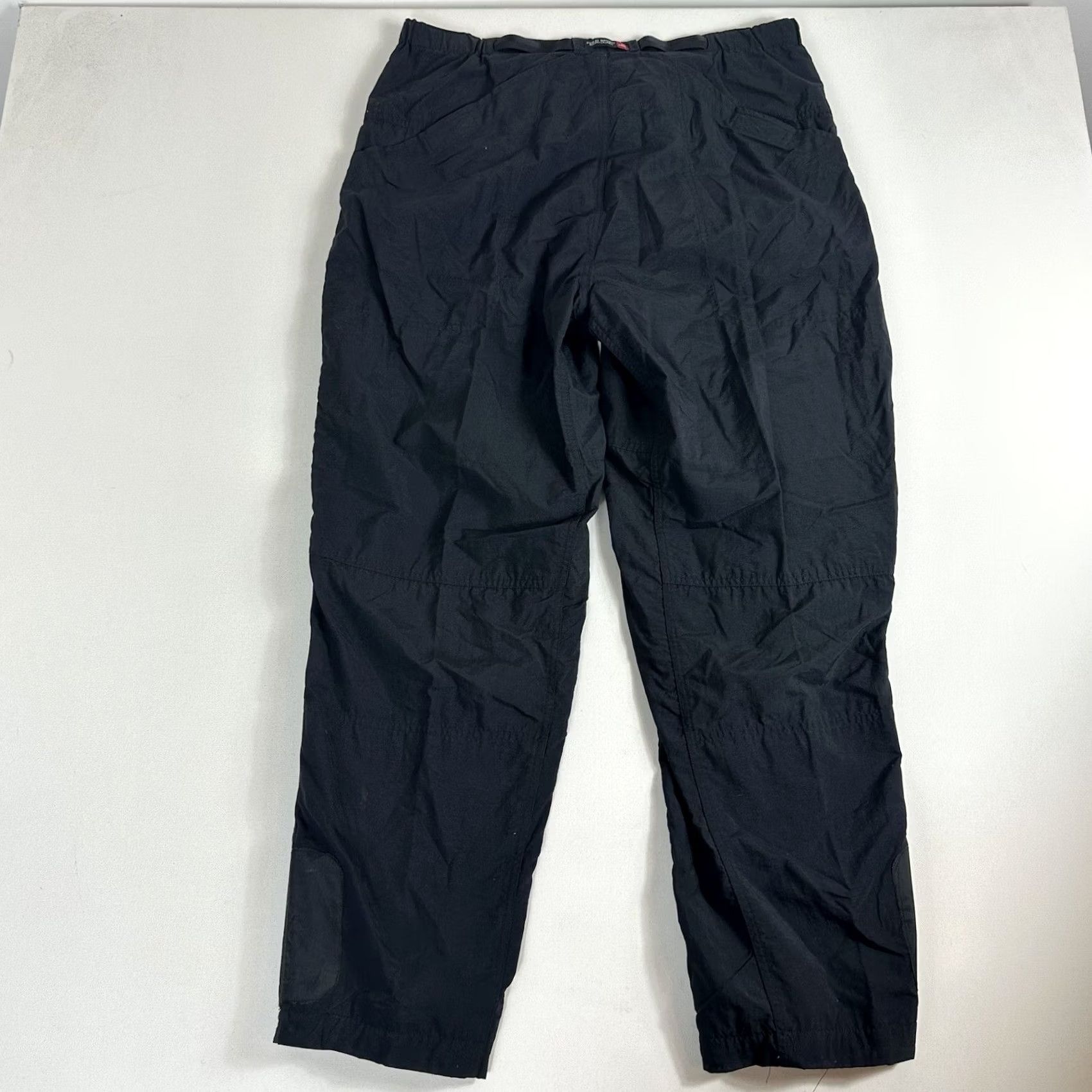 Polo Ralph Lauren VINTAGE Polo Sport Mens XL Black Nylon Track Pants Pockets Wind Hiking Foldable Belted 90’s Mens Size US XL / EU 56 / 4 - 2 Thumbnail