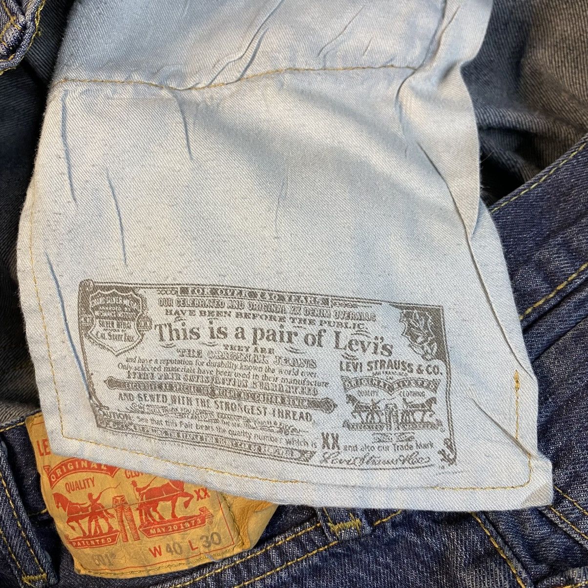 Levi's Levi's 501 Jeans Mens Blank Red Tag Straight Leg 40/30 EUC Size US 40 / EU 56 - 9 Thumbnail