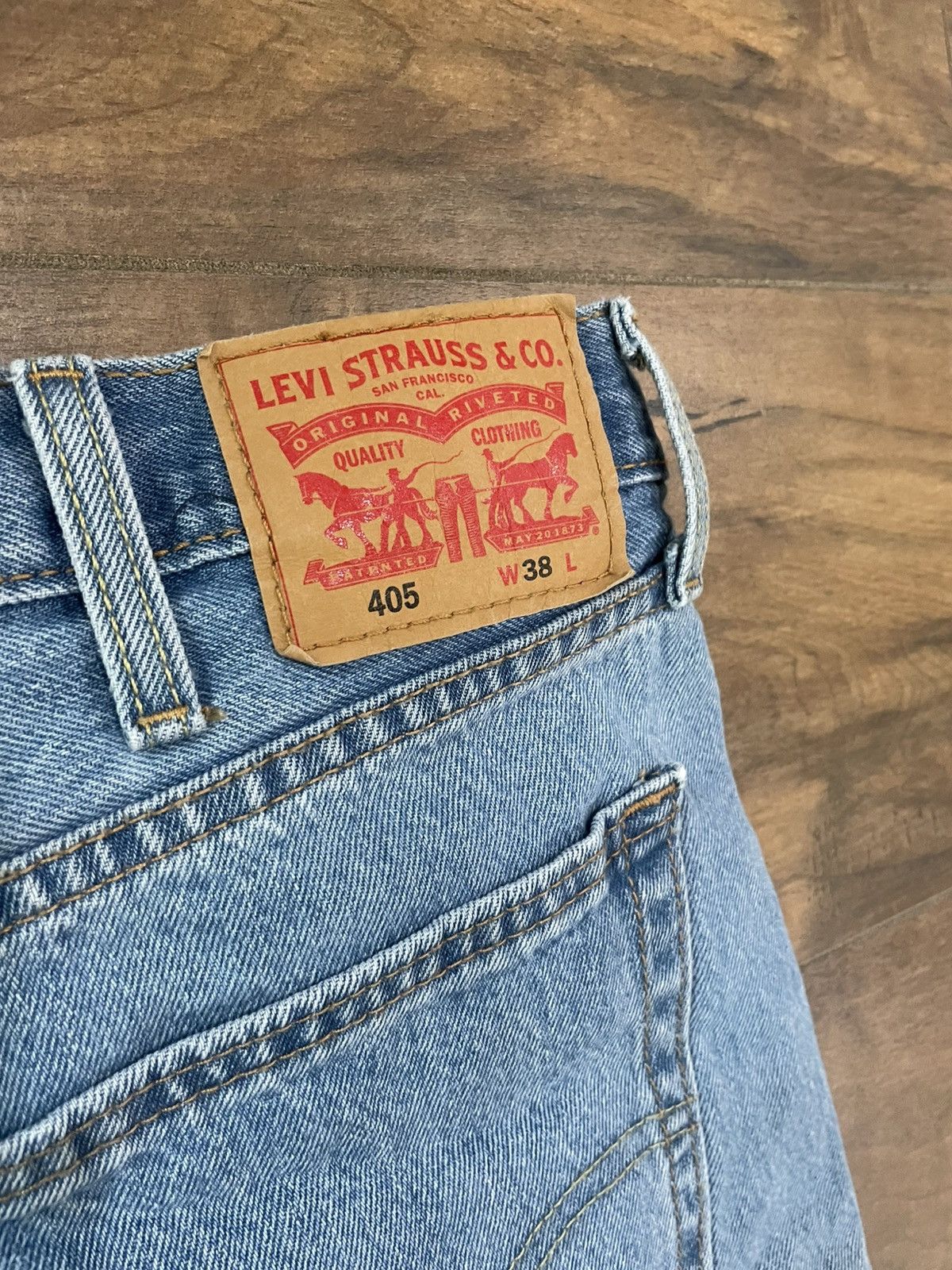 Levi's Y2K Levi Jean Shorts Size US 38 / EU 54 - 4 Thumbnail
