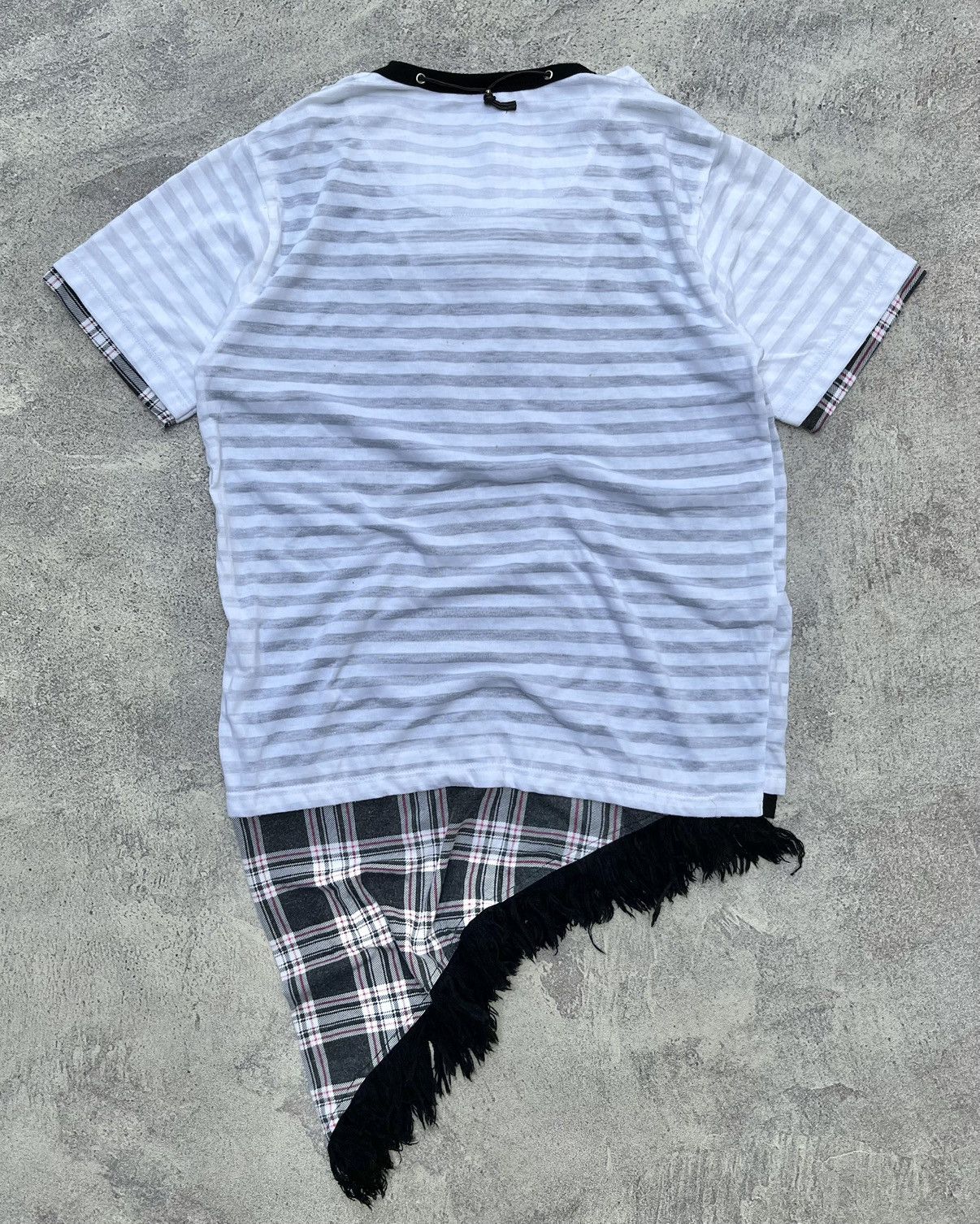 If Six Was Nine × Le Grande Bleu (L.G.B.) × Seditionaries Beaumere assymetrical layered tee with metal necklace Size US L / EU 52-54 / 3 - 3 Thumbnail