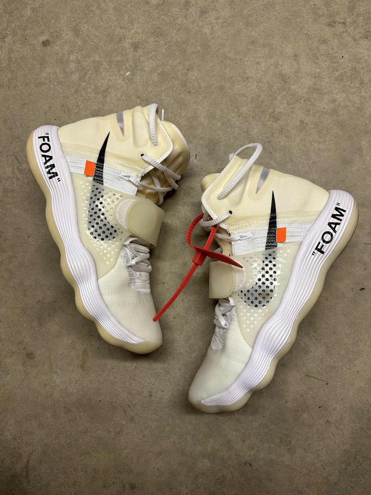 image of Nike x Off White Hyper Dunk Shoes, Men's (Size 10)