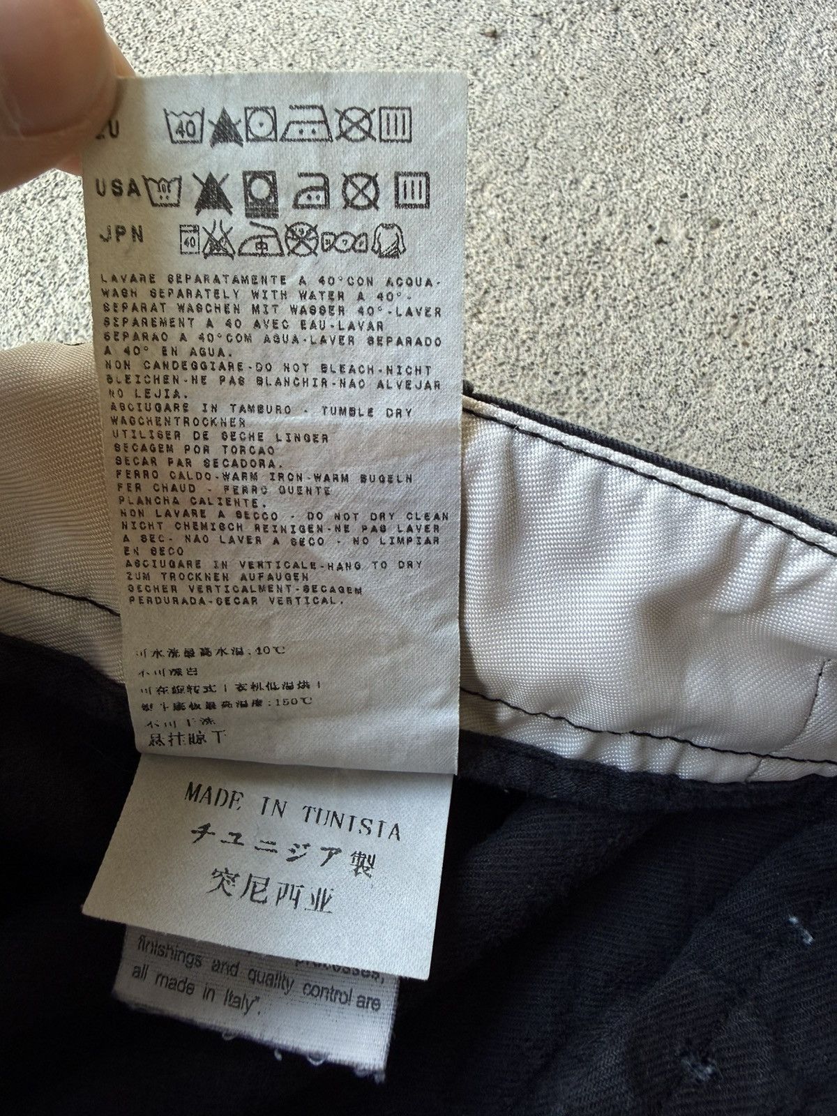 Stone Island 2000s STONE ISLAND Black Oversized Multi Pocket Cargo Pants Size US 30 / EU 46 - 12 Thumbnail