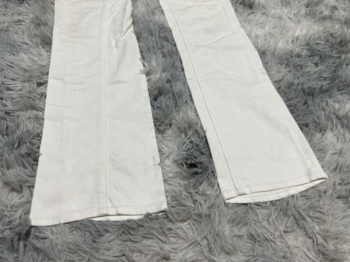 GOSTAR DE FUGA 🔥Y2K Archived Fuga White Denim Goth Punk Size US 31 - 3 Thumbnail