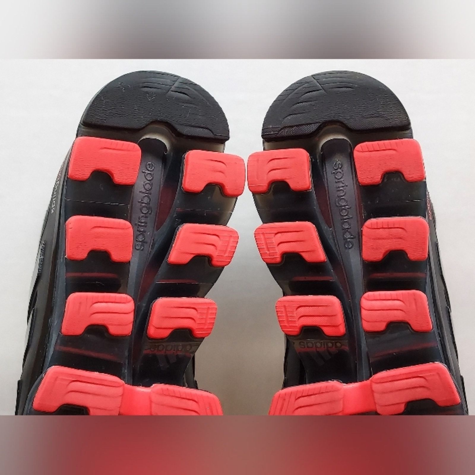 Adidas Adidas Mens | Black & Red Springblade Athletic Shoes Size 9 Size US 9 / EU 42 - 10 Thumbnail