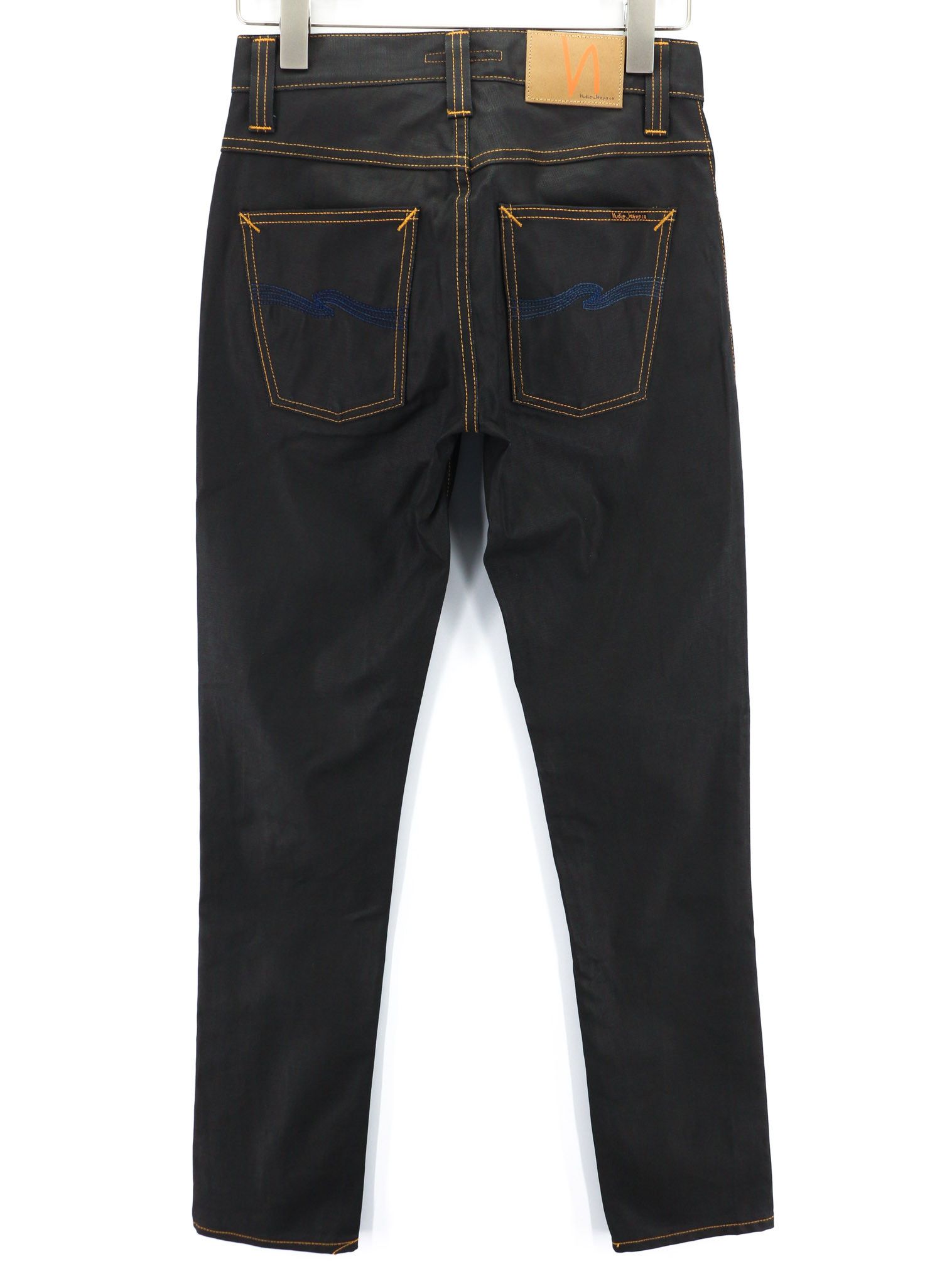 Nudie Jeans GRIM TIM W28/L32 Slim Fit Cotton Dark Blue Jeans 80590 Size US 28 / EU 44 - 2 Thumbnail