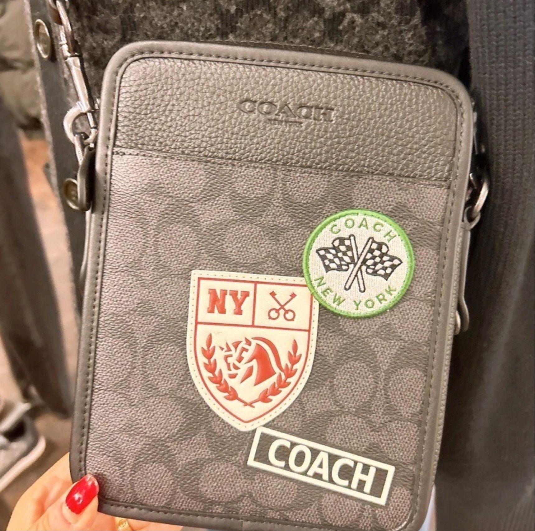 Coach Sullivan Crossbody Bag In Signature Canvas Patches CAT79 Size ONE SIZE - 4 Thumbnail