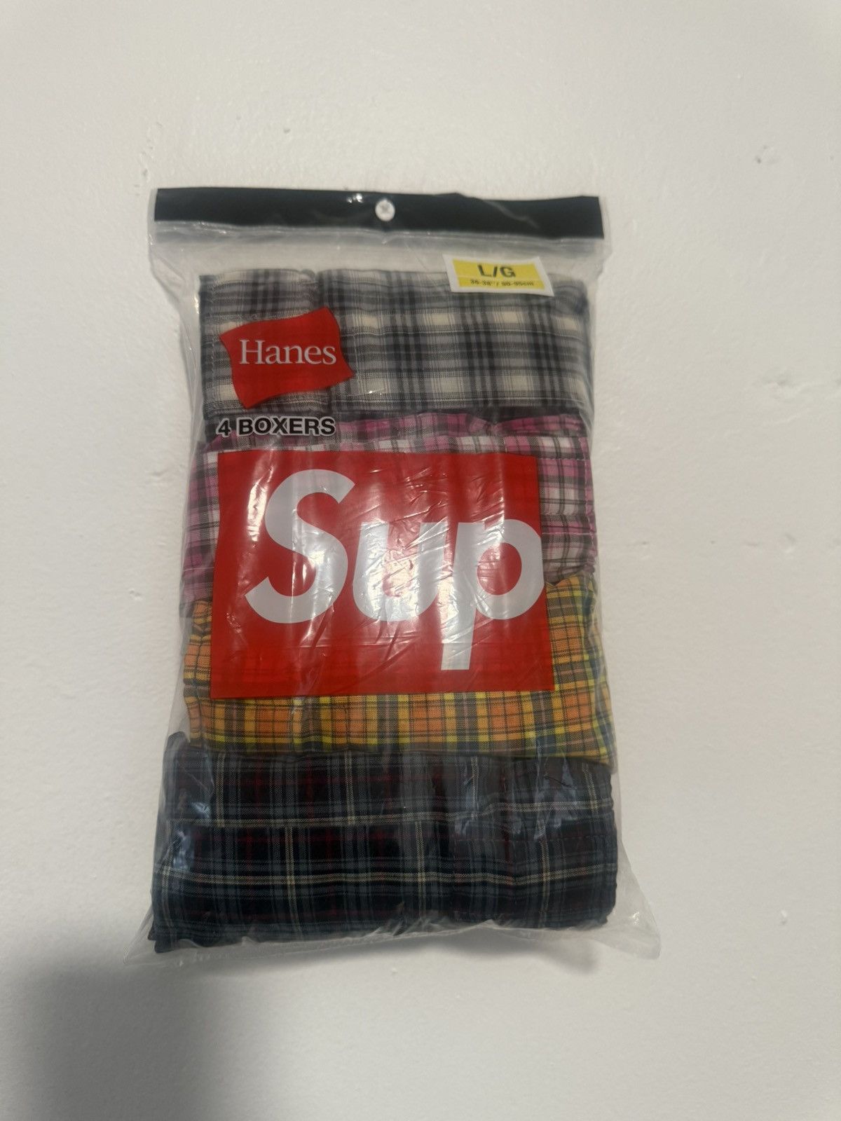 Hanes Supreme Hanes Plaid Boxers (4 Pack) Multicolor Size XL | Grailed