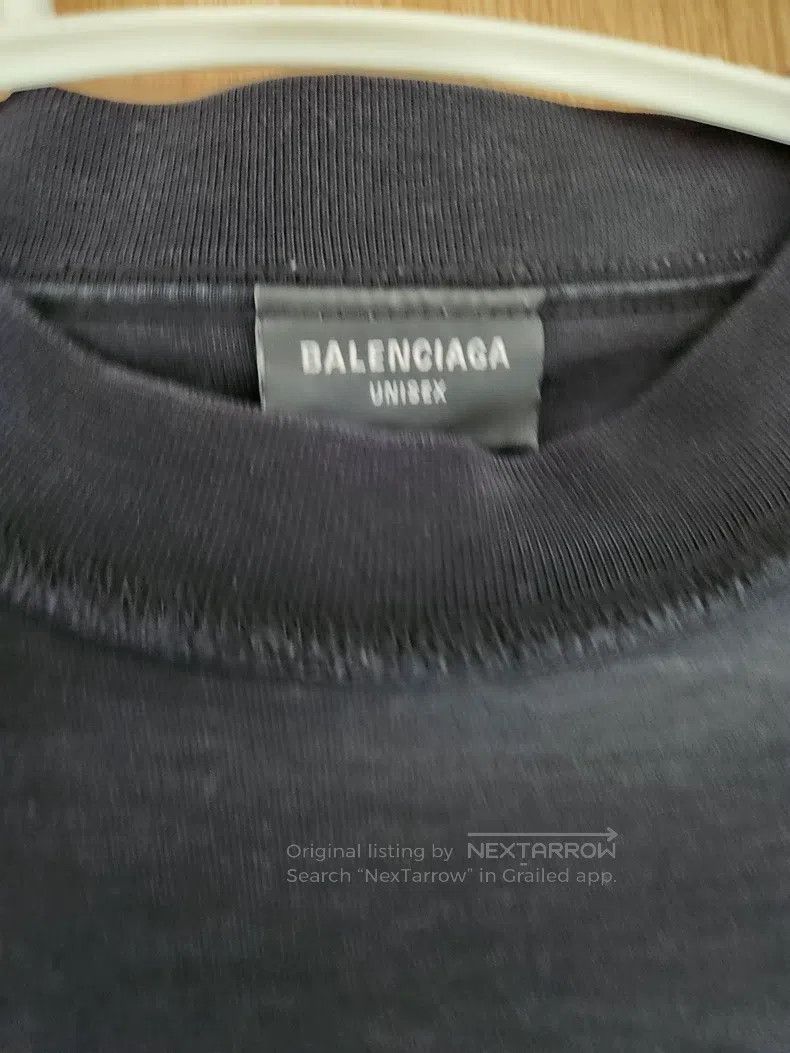 Balenciaga Balenciaga Embroidered Logo Short Sleeve Size US S / EU 44-46 / 1 - 3 Thumbnail