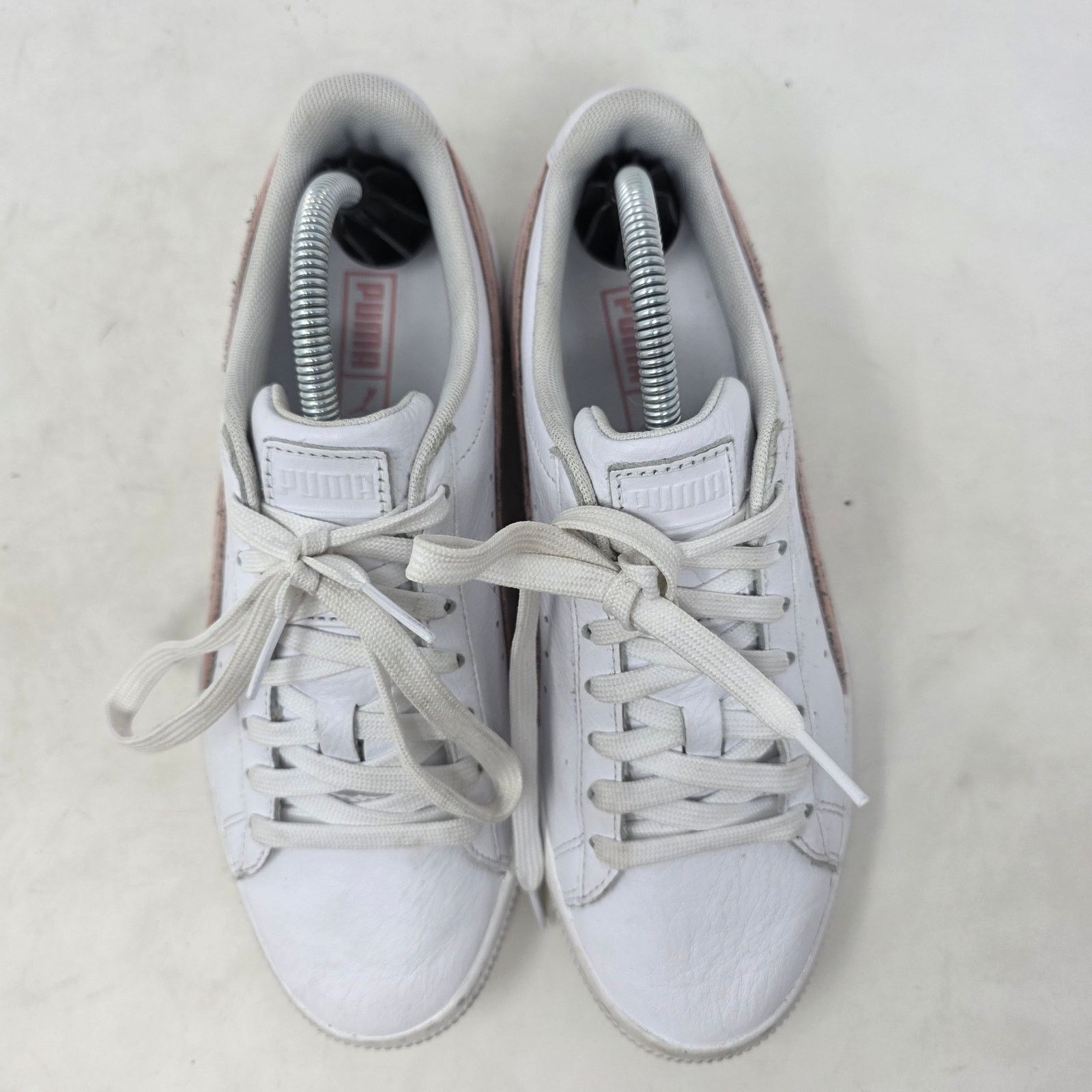 Puma Puma Smash V2 White Pink Sneakers Womens Size 7.5 Casual Size US 7.5 / IT 37.5 - 4 Thumbnail