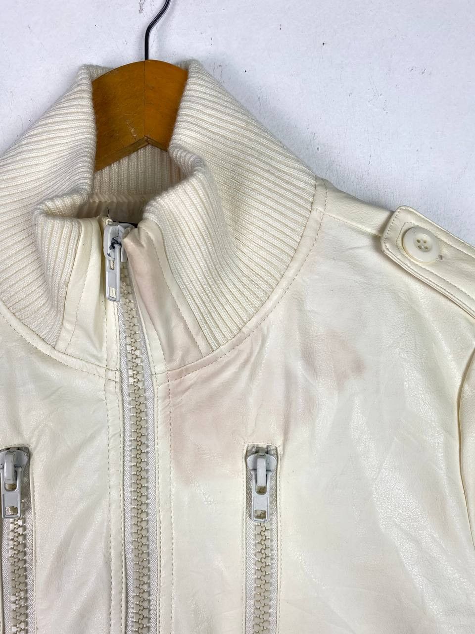 Japanese Brand japanese brands synthetic leather utility jacket nice design Size US L / EU 52-54 / 3 - 2 Thumbnail