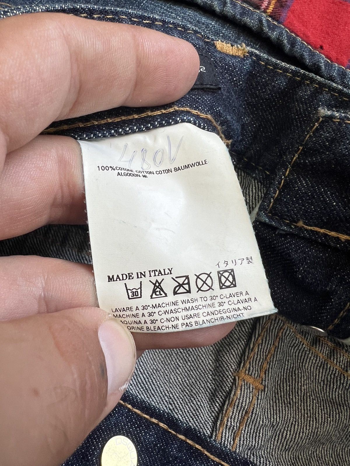 Dsquared2 VINTAGE DSQUARED2 AVANT GARDE MINI JEANS SKIRT Size 26" / US 2 / IT 38 - 23 Thumbnail