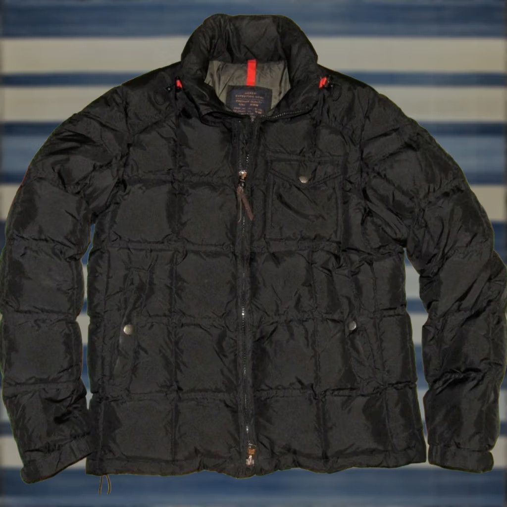 Vintage Vtg J CREW Black Expedition Down Fill Quilted Puffer Jacket Small Mens Jacket Size US S / EU 44-46 / 1 - 1 Thumbnail