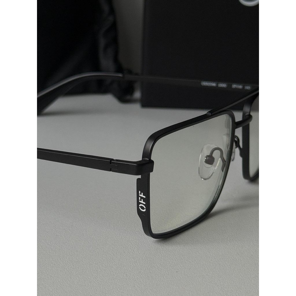 Off-White NEW Off White Opt Style 66 Bluelight Black Metal Frames Size ONE SIZE - 4 Thumbnail