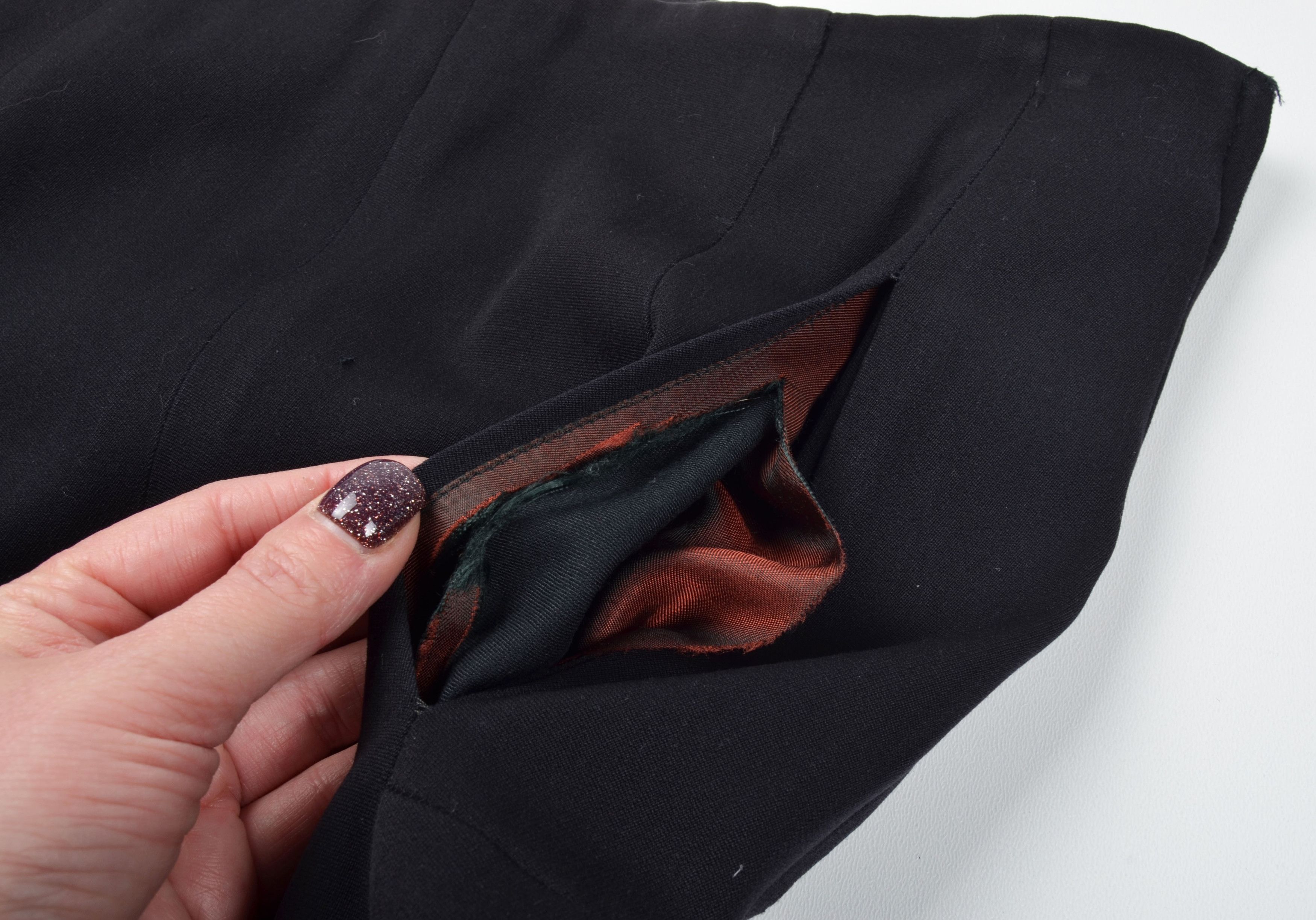 Jil Sander Vintage Jil Sander+ 80's Black Wool High Waisted Pants Size 26" / US 2 / IT 38 - 4 Thumbnail